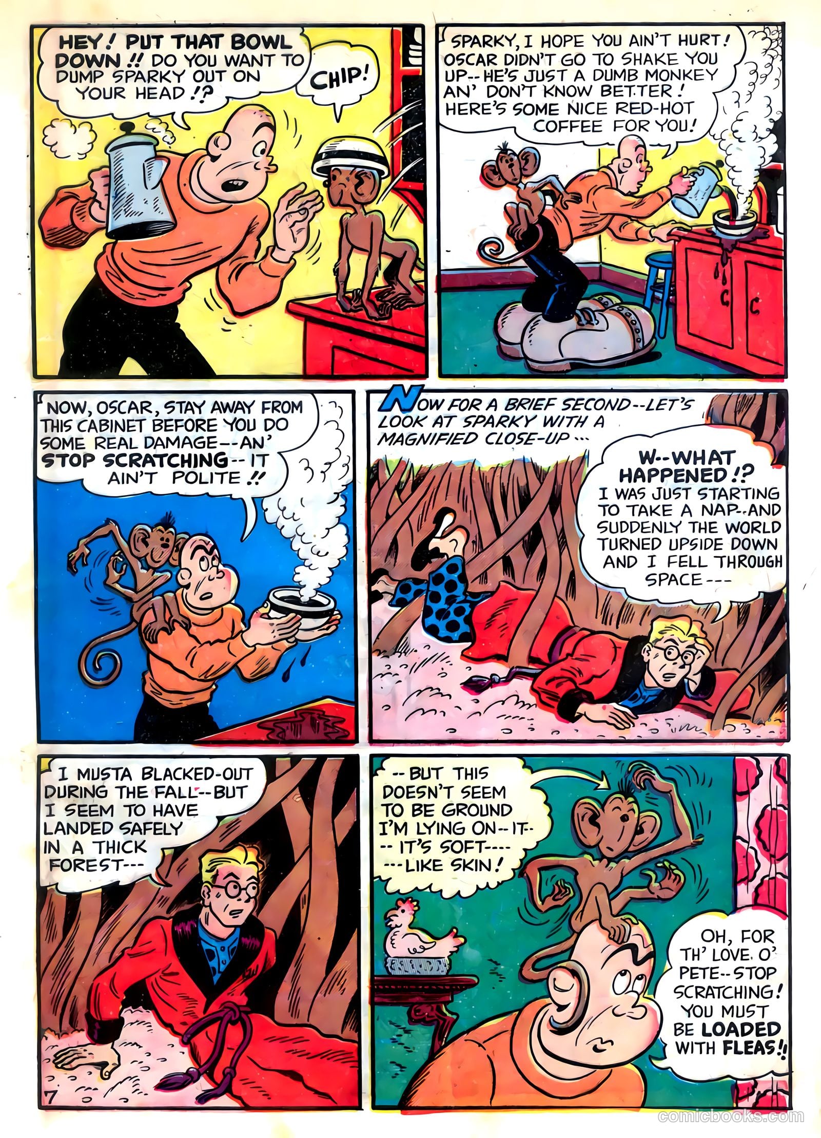 Sparky Watts #8 (1948) — page 9 of 36