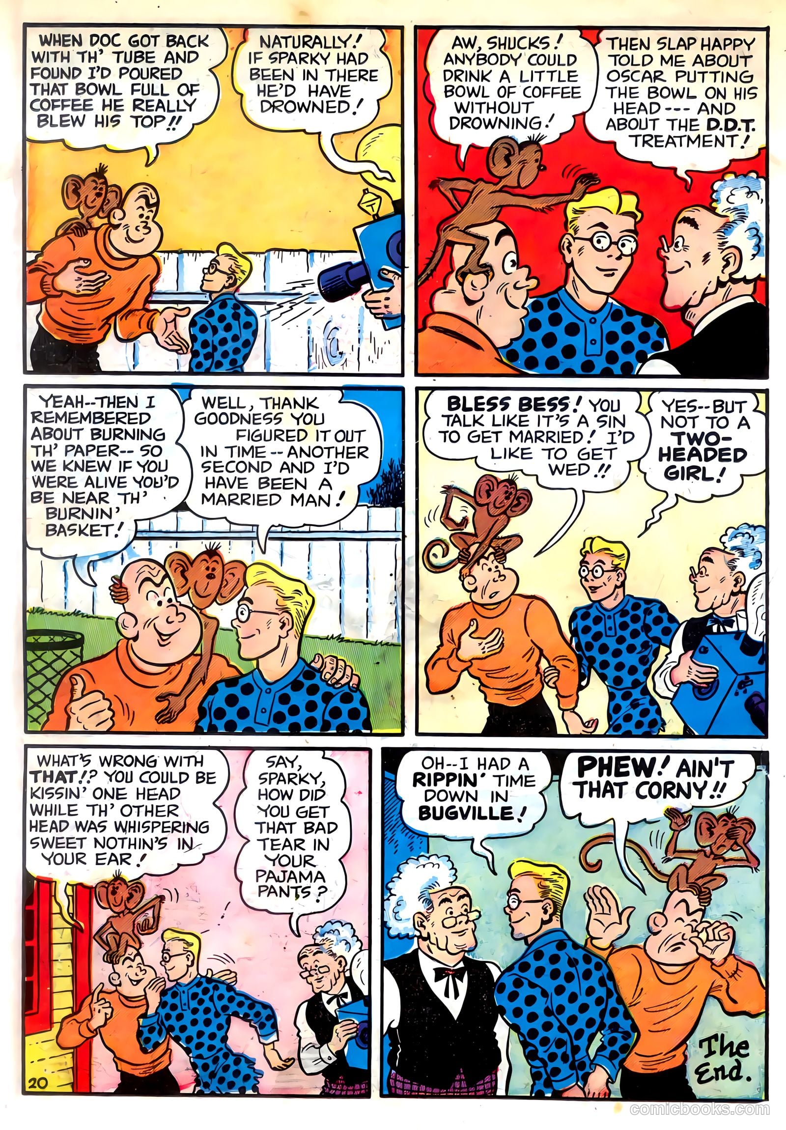 Sparky Watts #8 (1948) — page 22 of 36