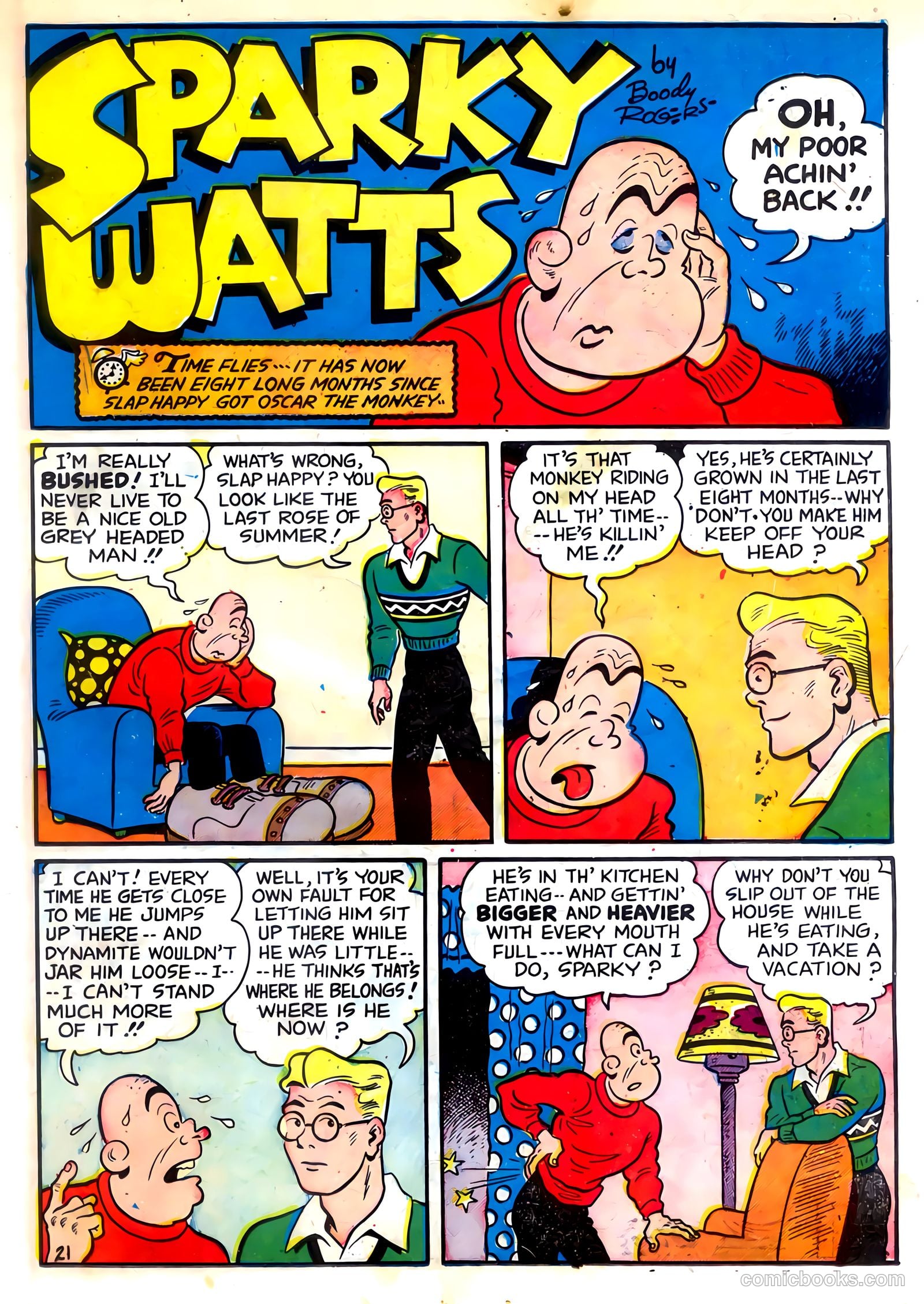 Sparky Watts #8 (1948) — page 23 of 36