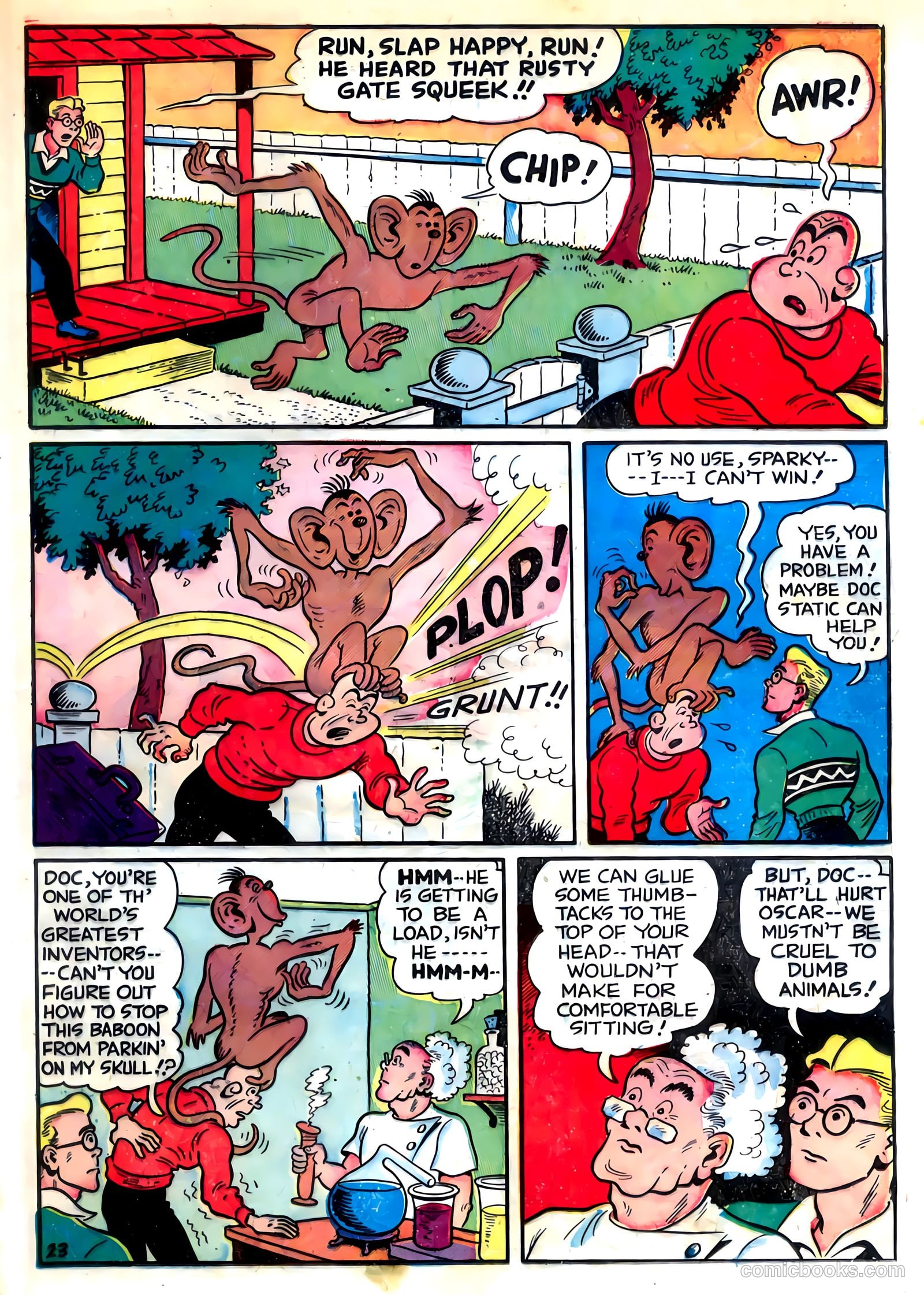 Sparky Watts #8 (1948) — page 25 of 36