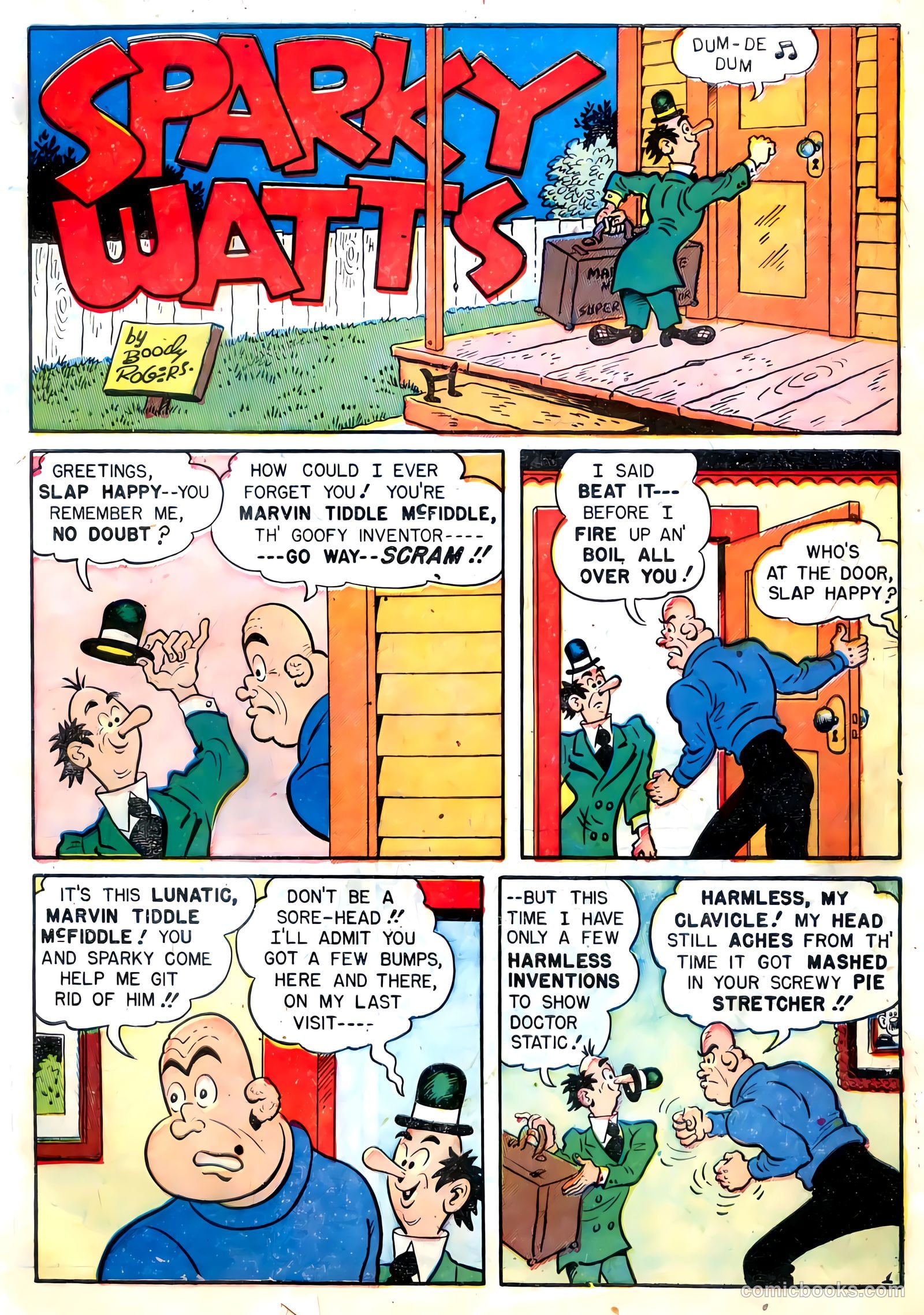 Sparky Watts #9 (1949) — page 3 of 36