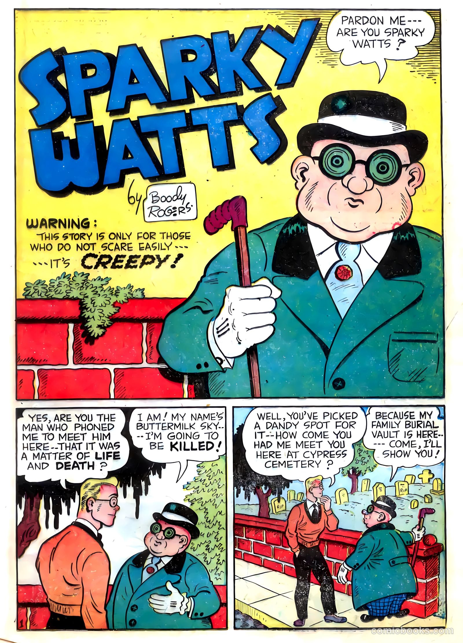 Sparky Watts #9 (1949) — page 15 of 36