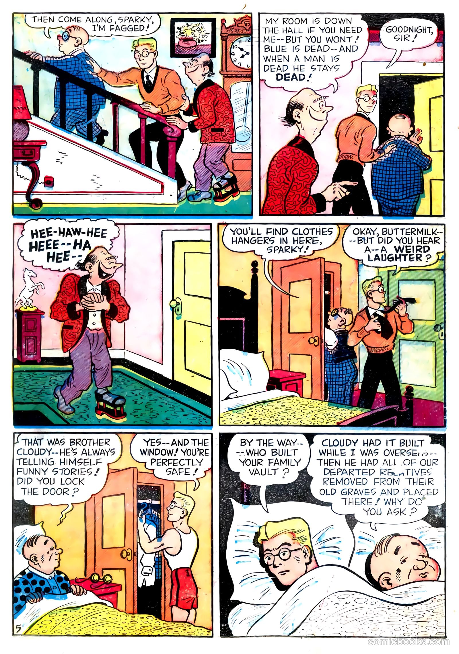 Sparky Watts #9 (1949) — page 19 of 36