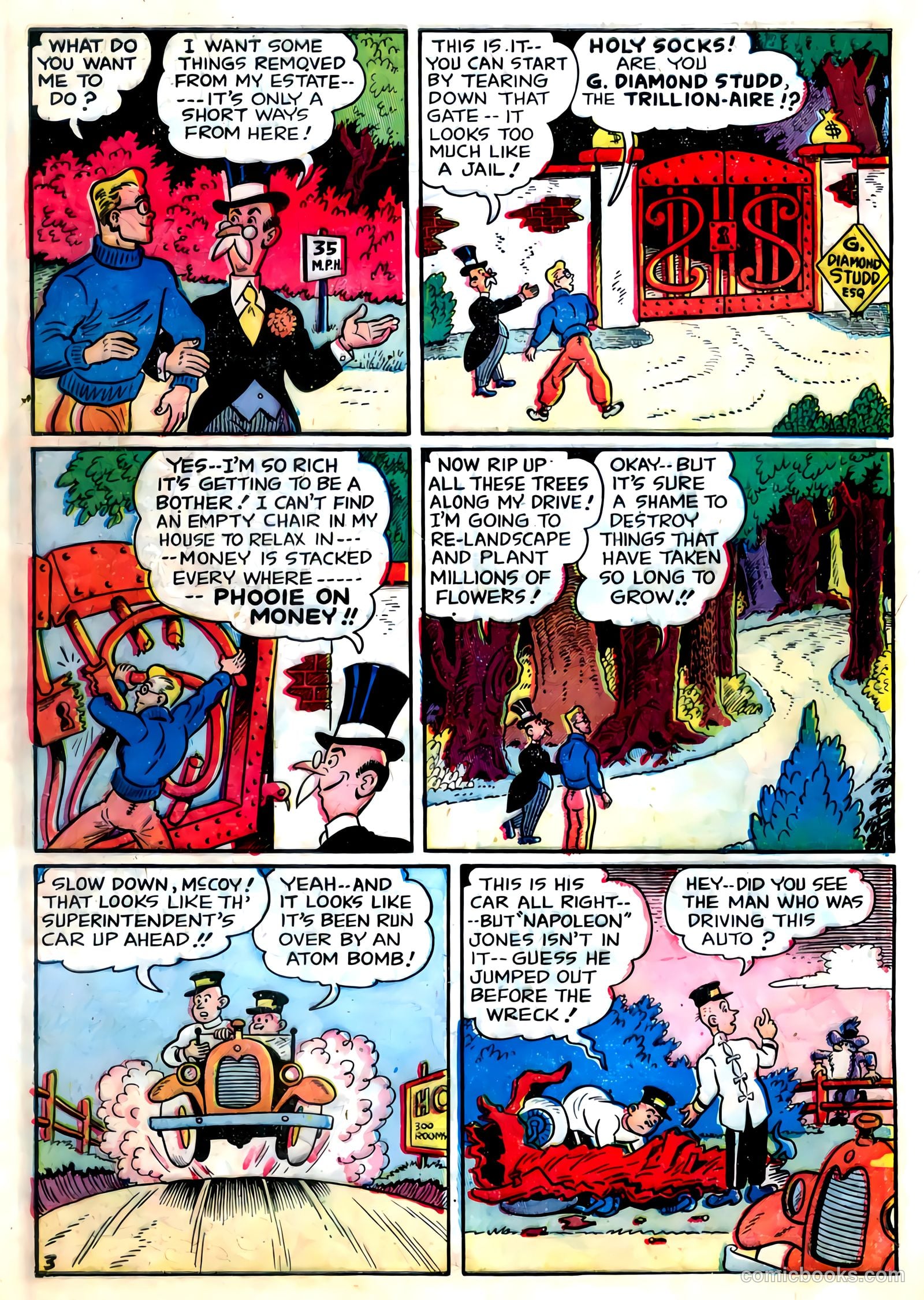 Sparky Watts #9 (1949) — page 30 of 36