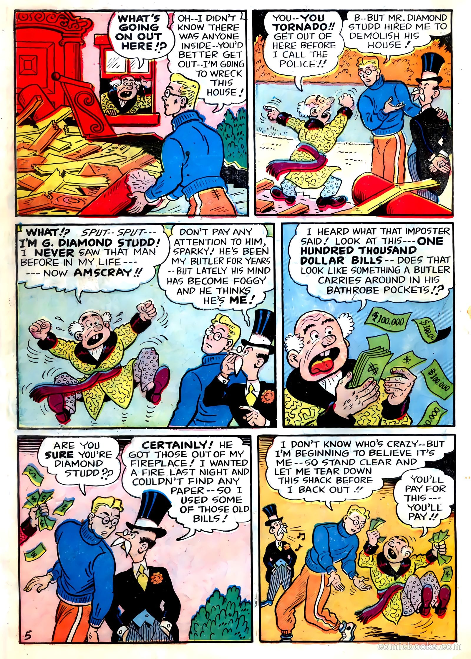 Sparky Watts #9 (1949) — page 32 of 36