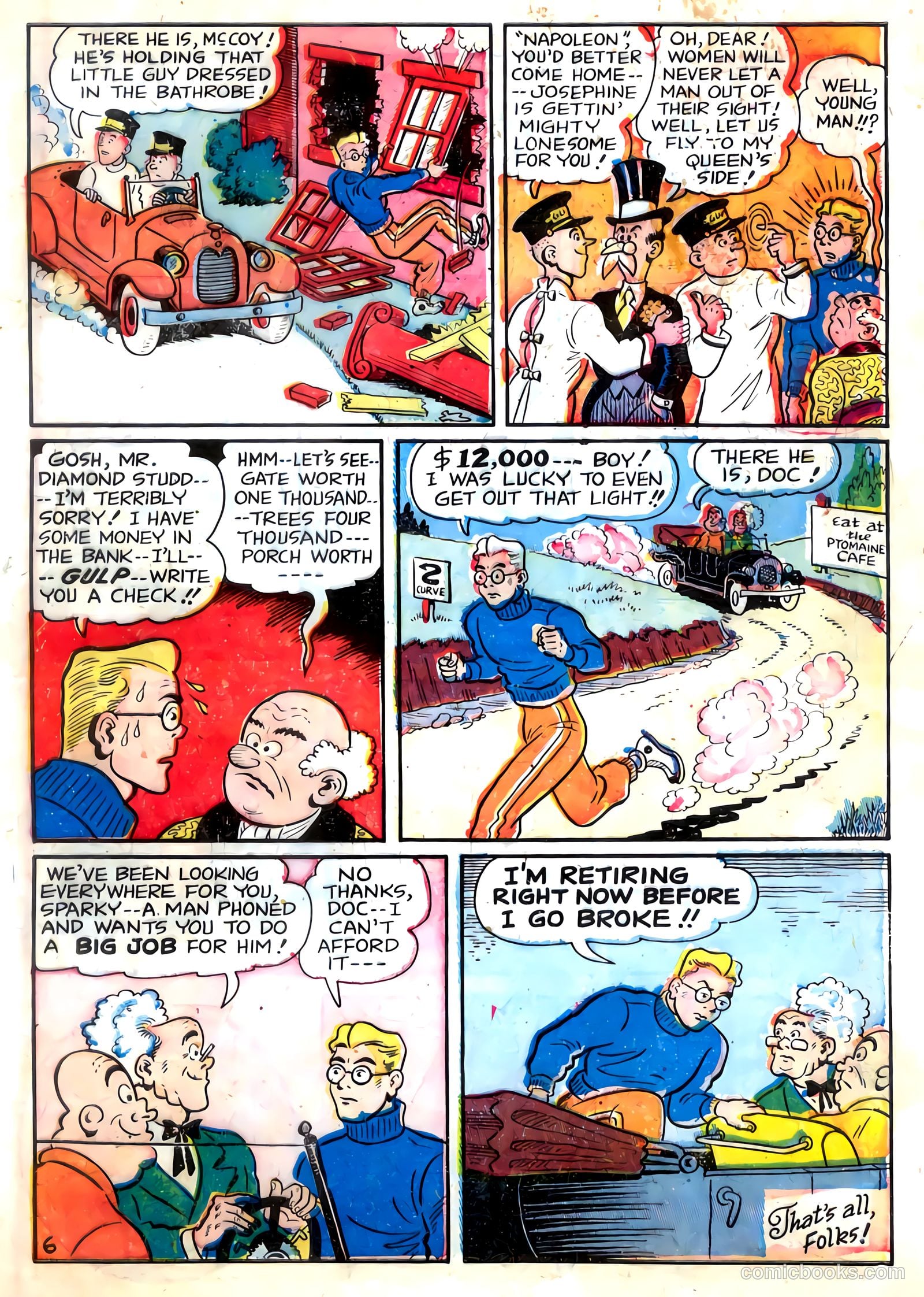Sparky Watts #9 (1949) — page 33 of 36