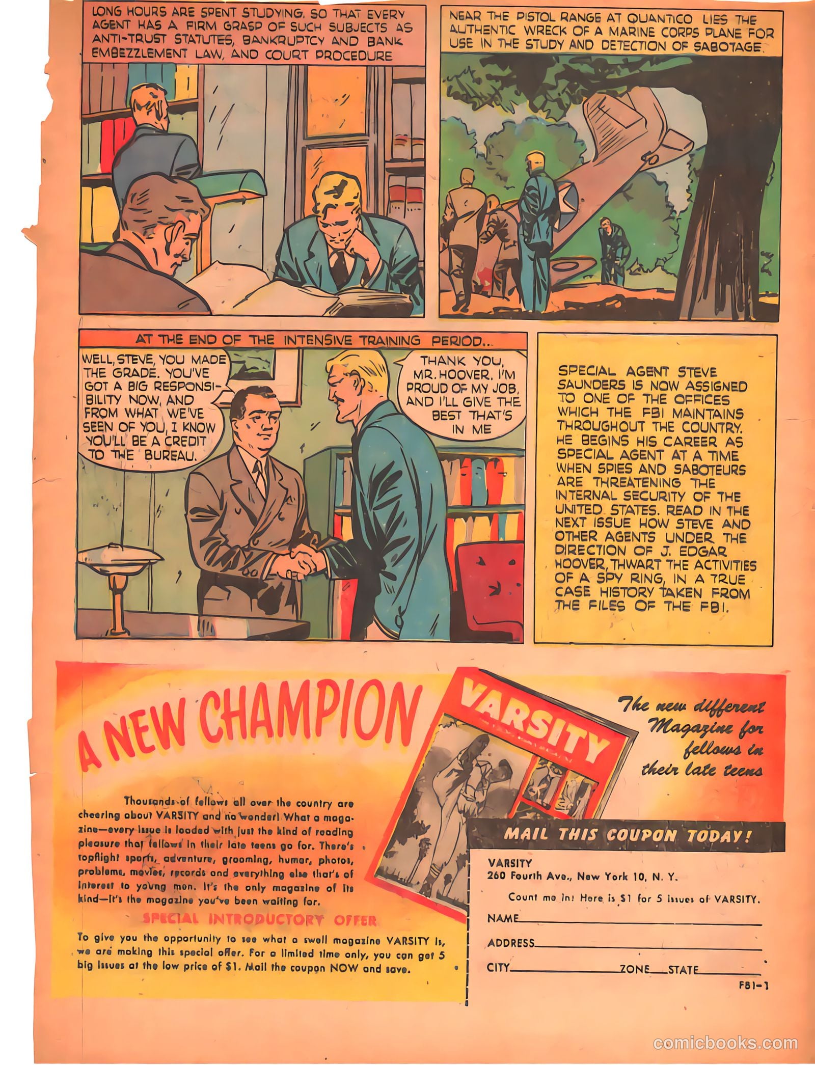 Special Agent #1 (1947) — page 9 of 37