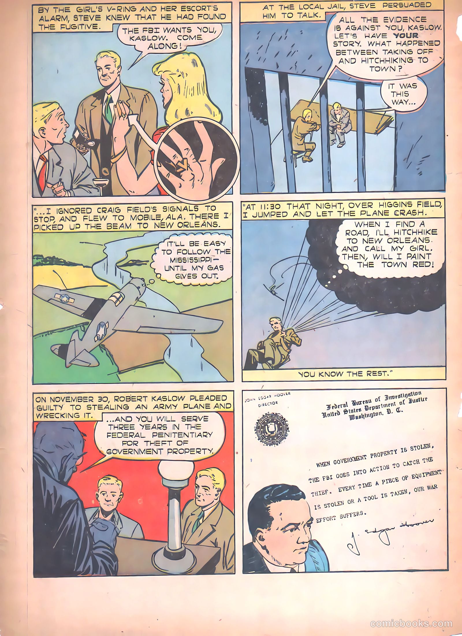 Special Agent #1 (1947) — page 34 of 37