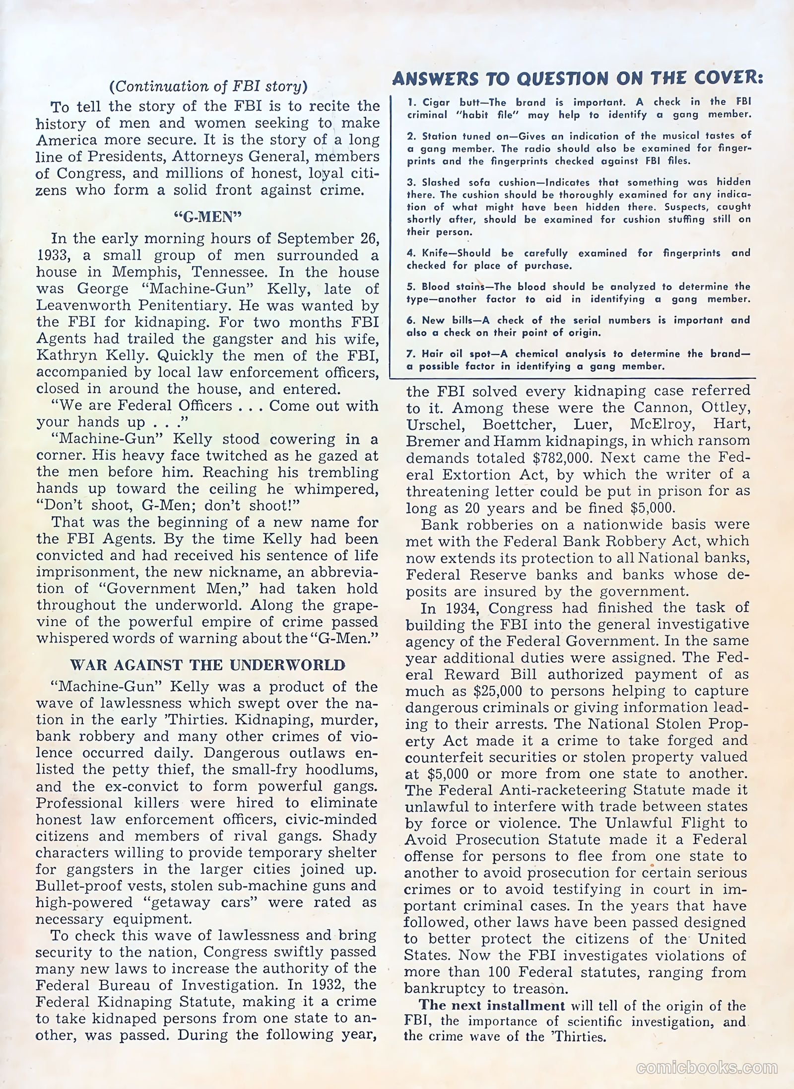 Special Agent #5 (1949) — page 35 of 36