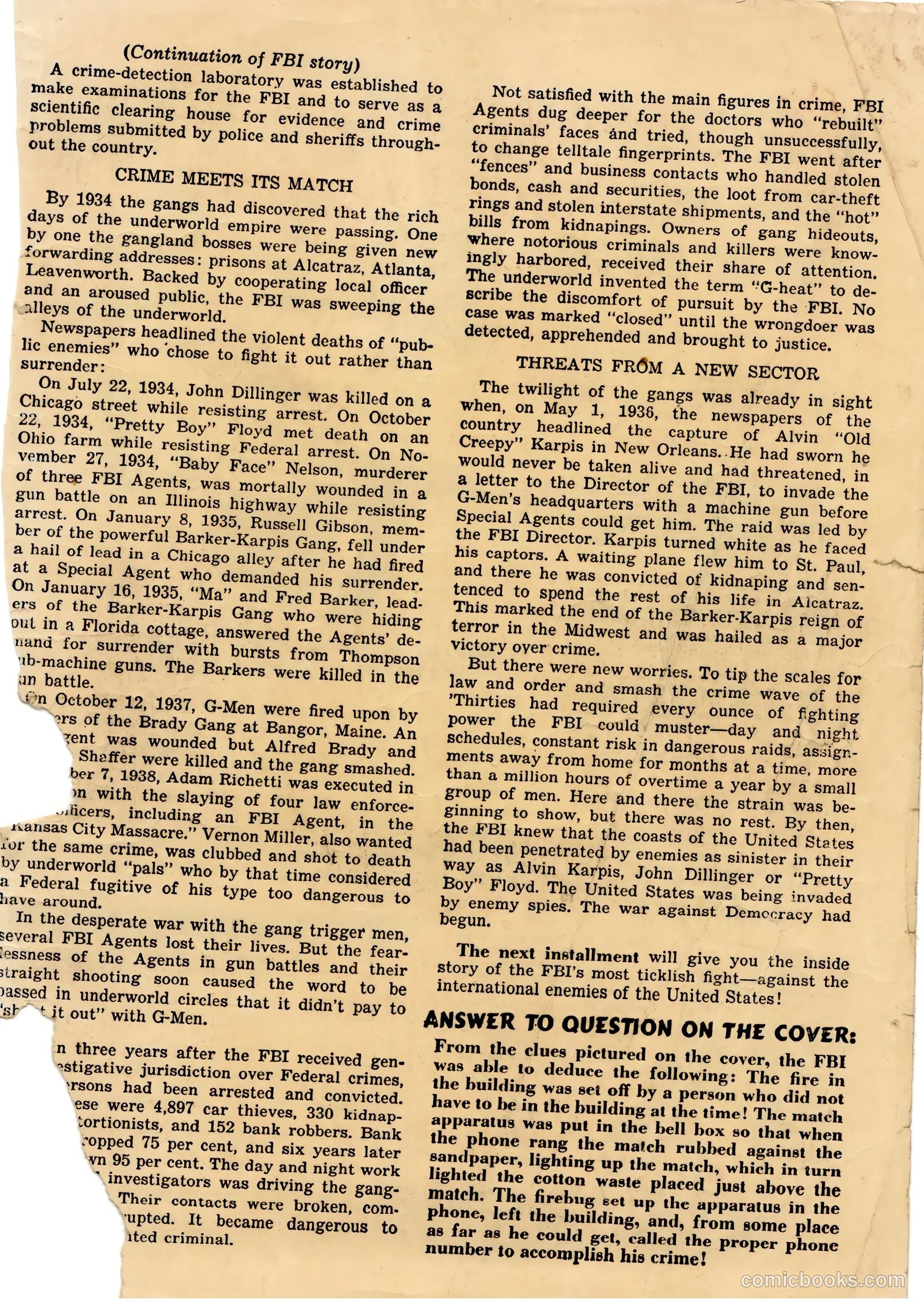 Special Agent #6 (1949) — page 35 of 36