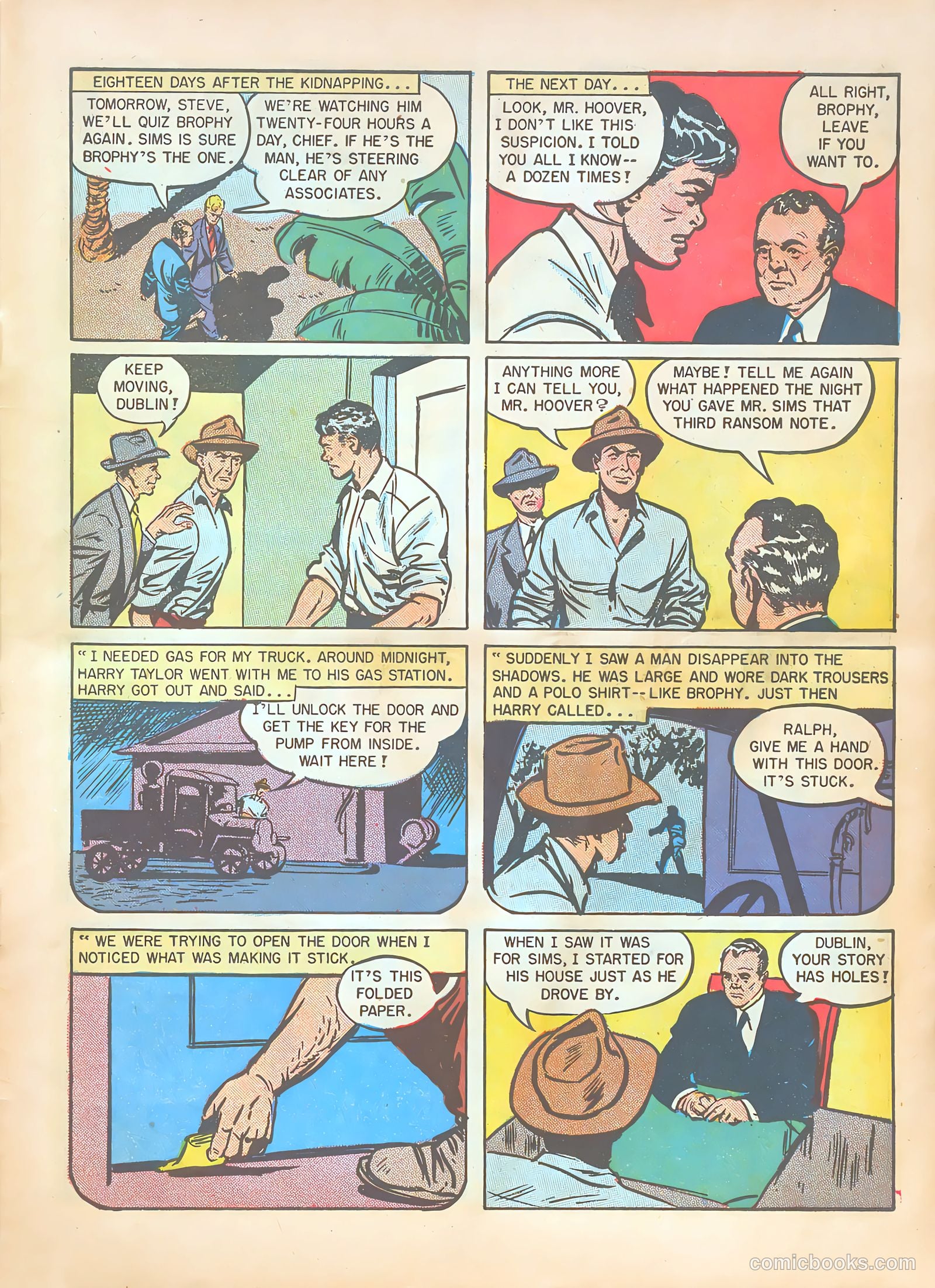 Special Agent #8 (1949) — page 31 of 36