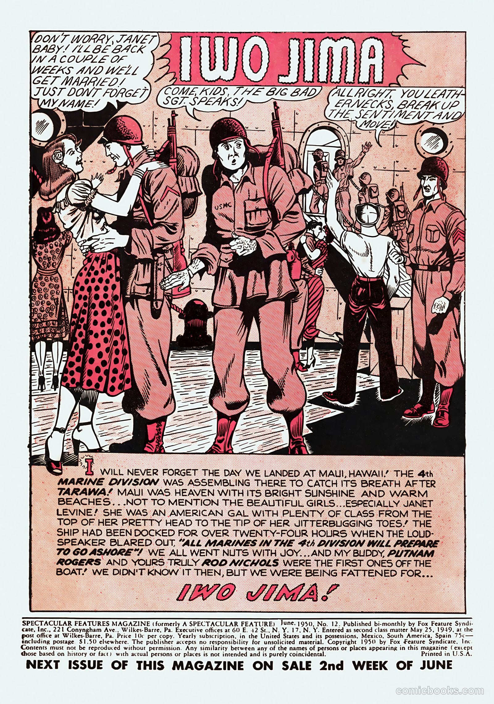 Spectacular Features Magazine #12 (1950) — page 2 of 36