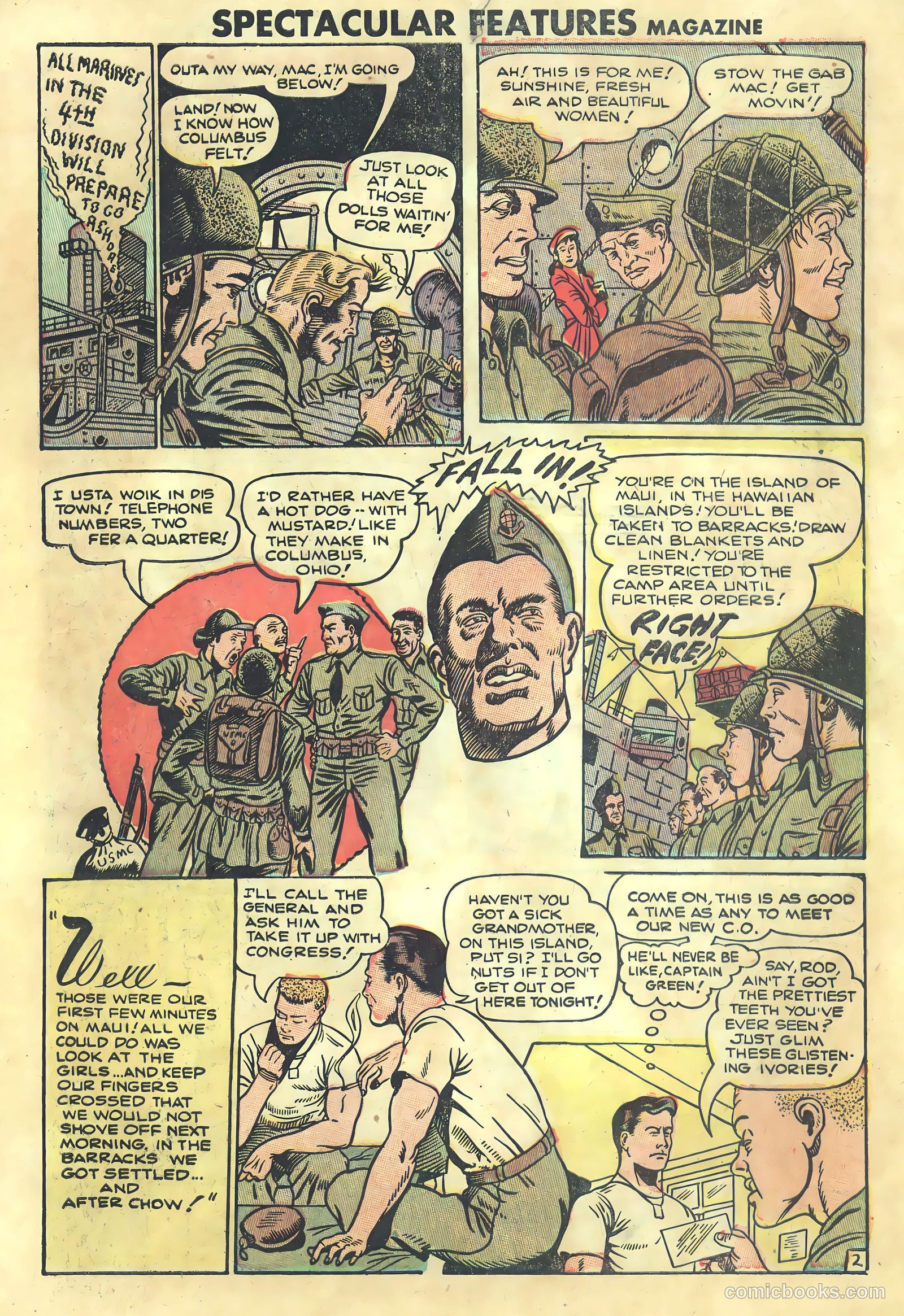 Spectacular Features Magazine #12 (1950) — page 3 of 36