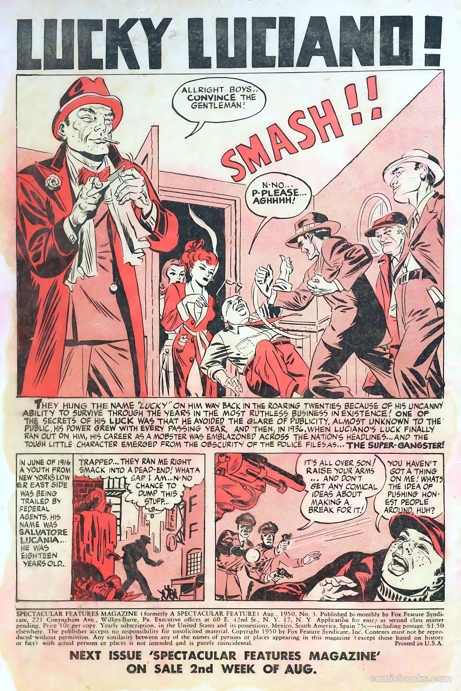 Spectacular Features Magazine #3 (1950) — page 2 of 36
