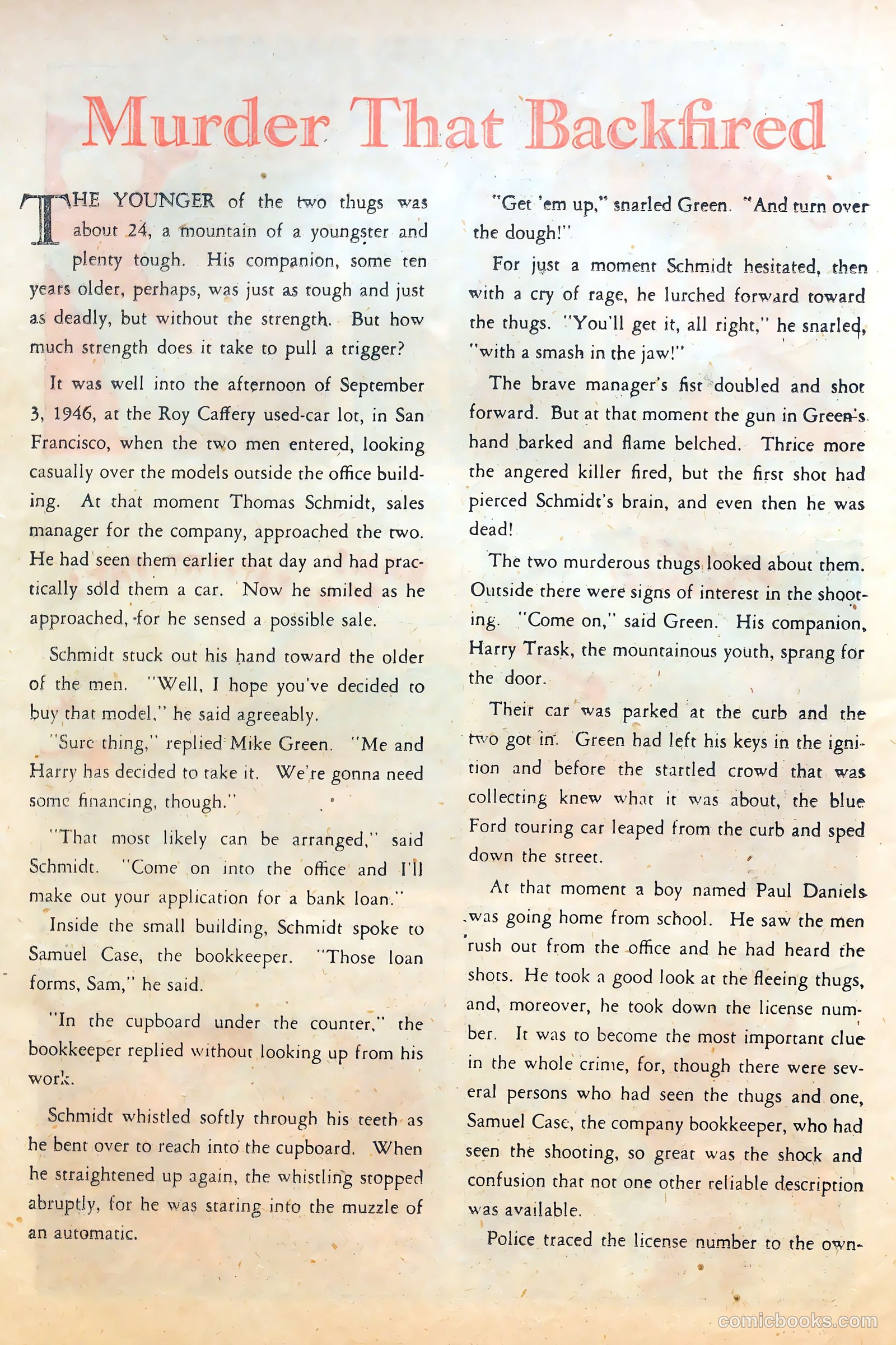 Spectacular Features Magazine #3 (1950) — page 22 of 36
