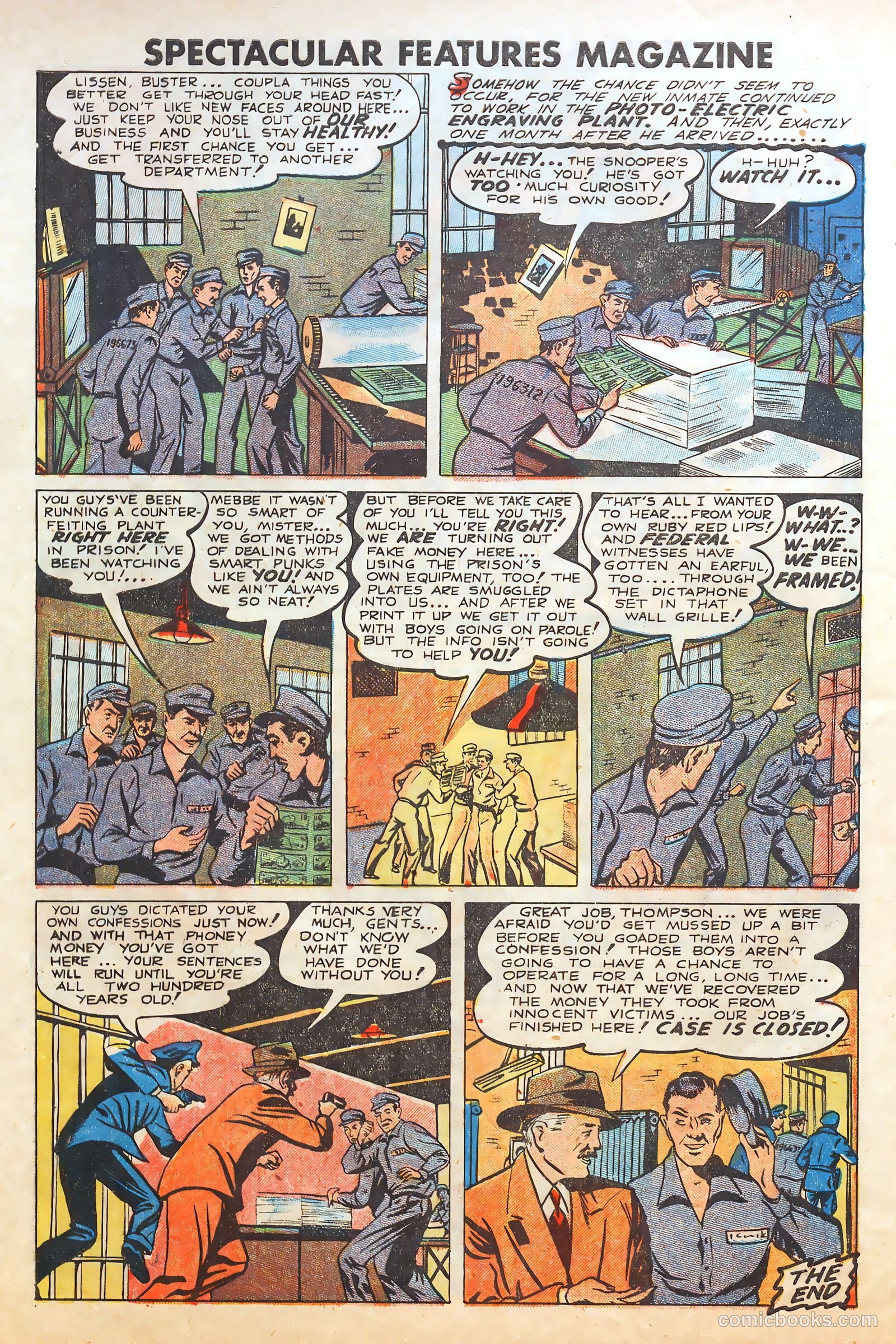 Spectacular Features Magazine #3 (1950) — page 32 of 36
