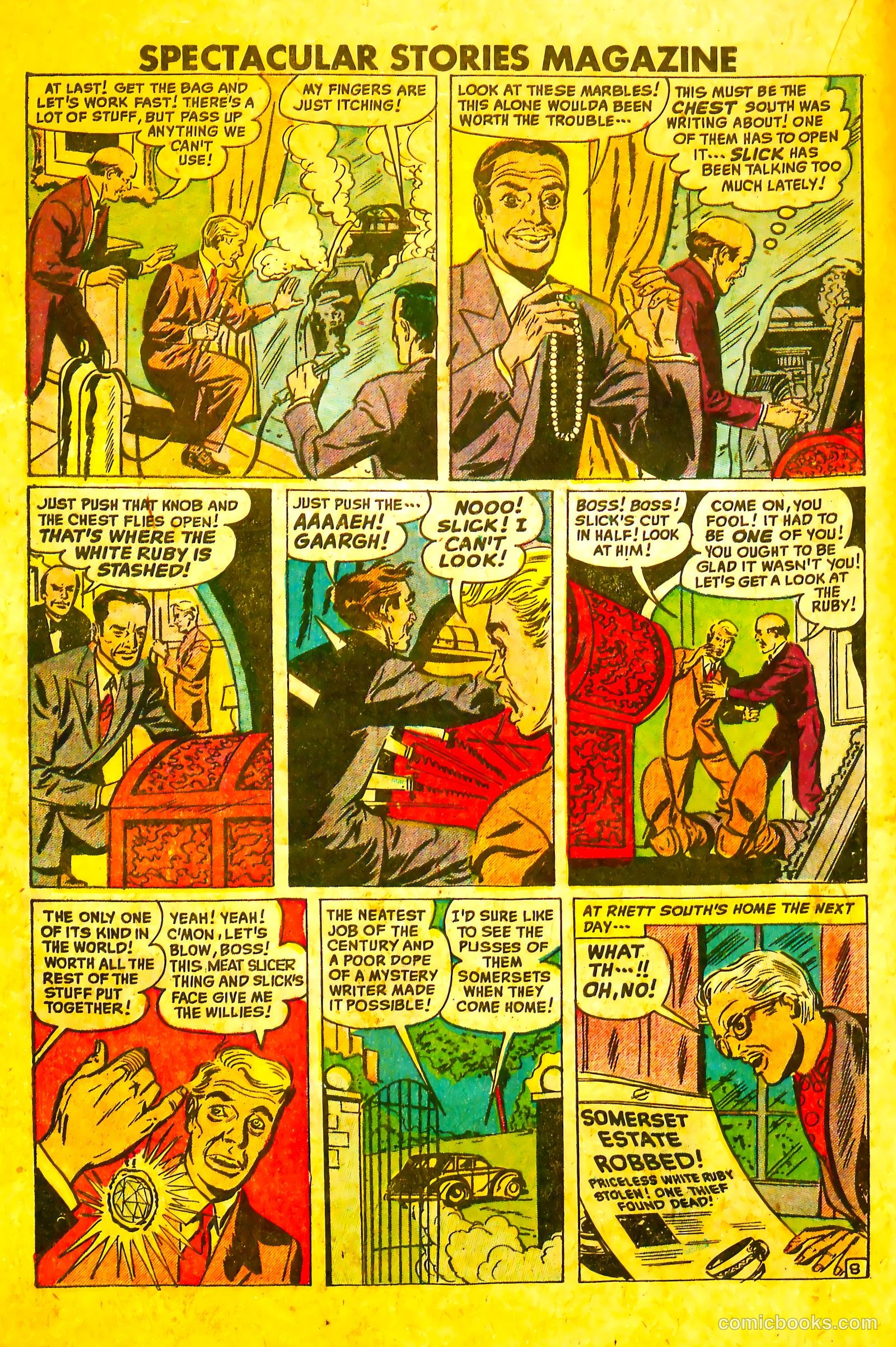 Spectacular Stories Magazine #3 (1950) — page 20 of 36