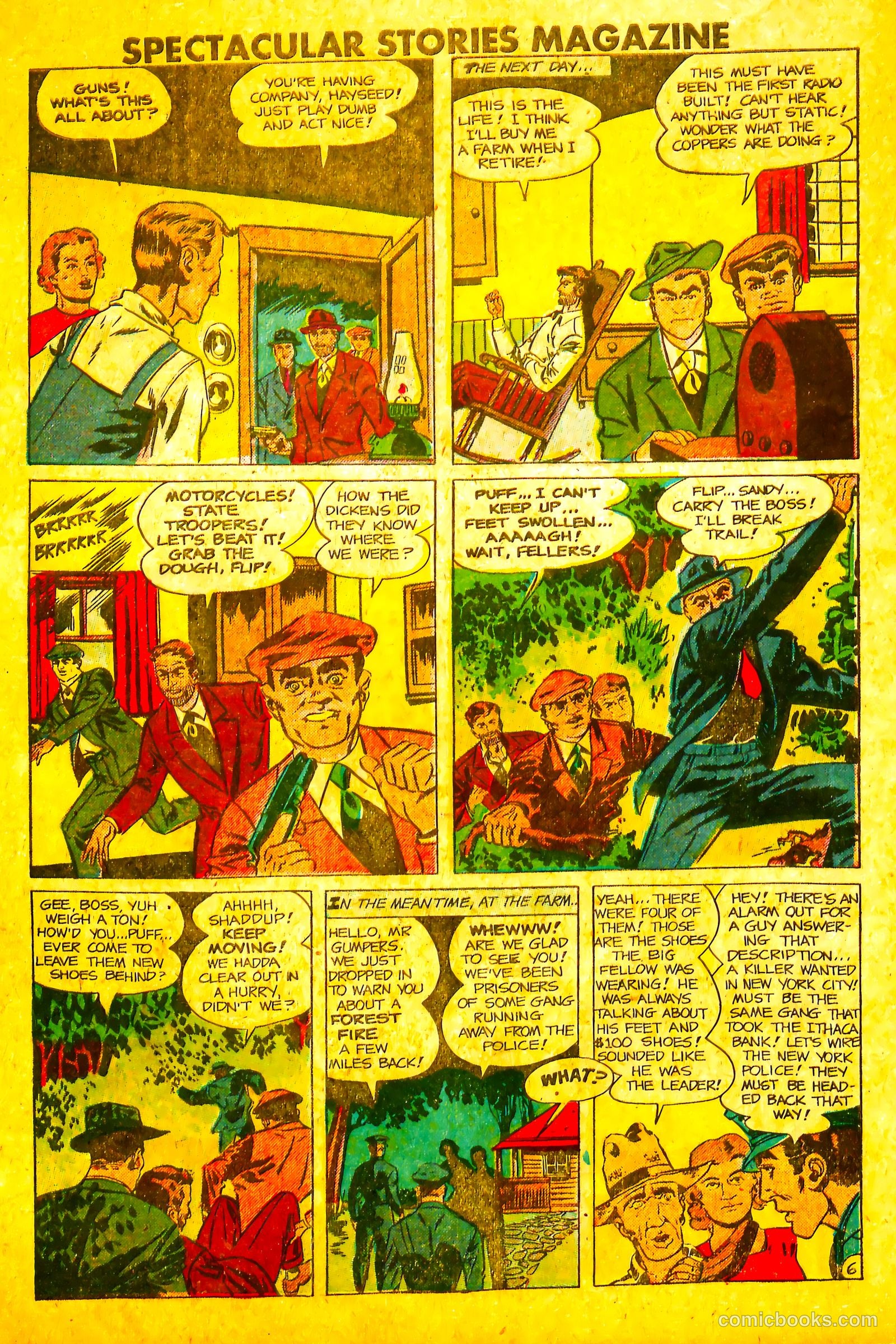 Spectacular Stories Magazine #3 (1950) — page 30 of 36