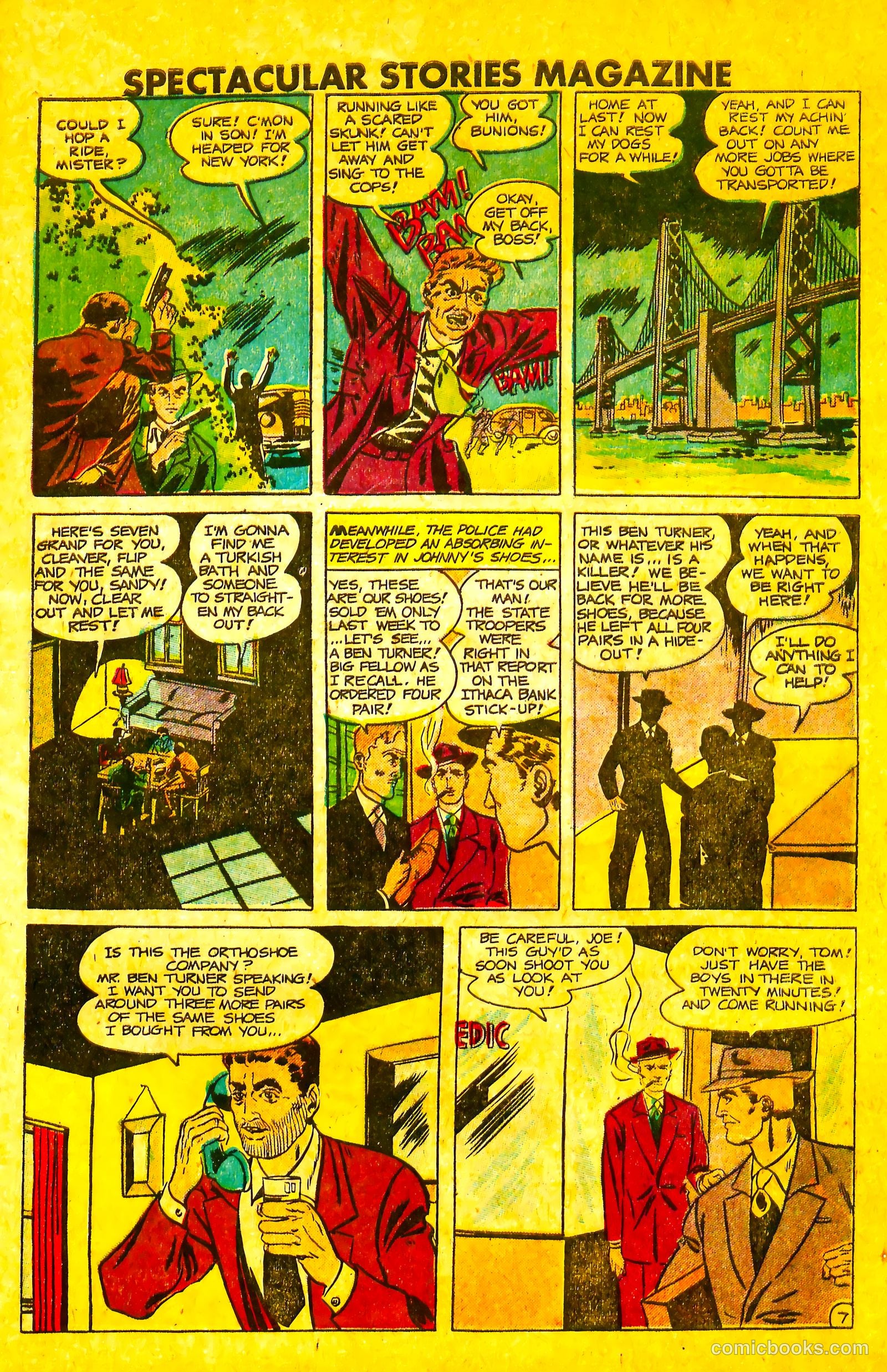 Spectacular Stories Magazine #3 (1950) — page 31 of 36