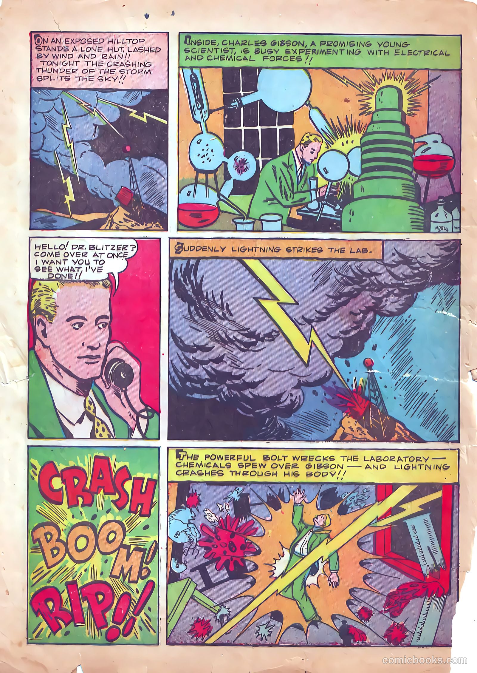 Speed Comics #1 (1939) — page 3 of 62