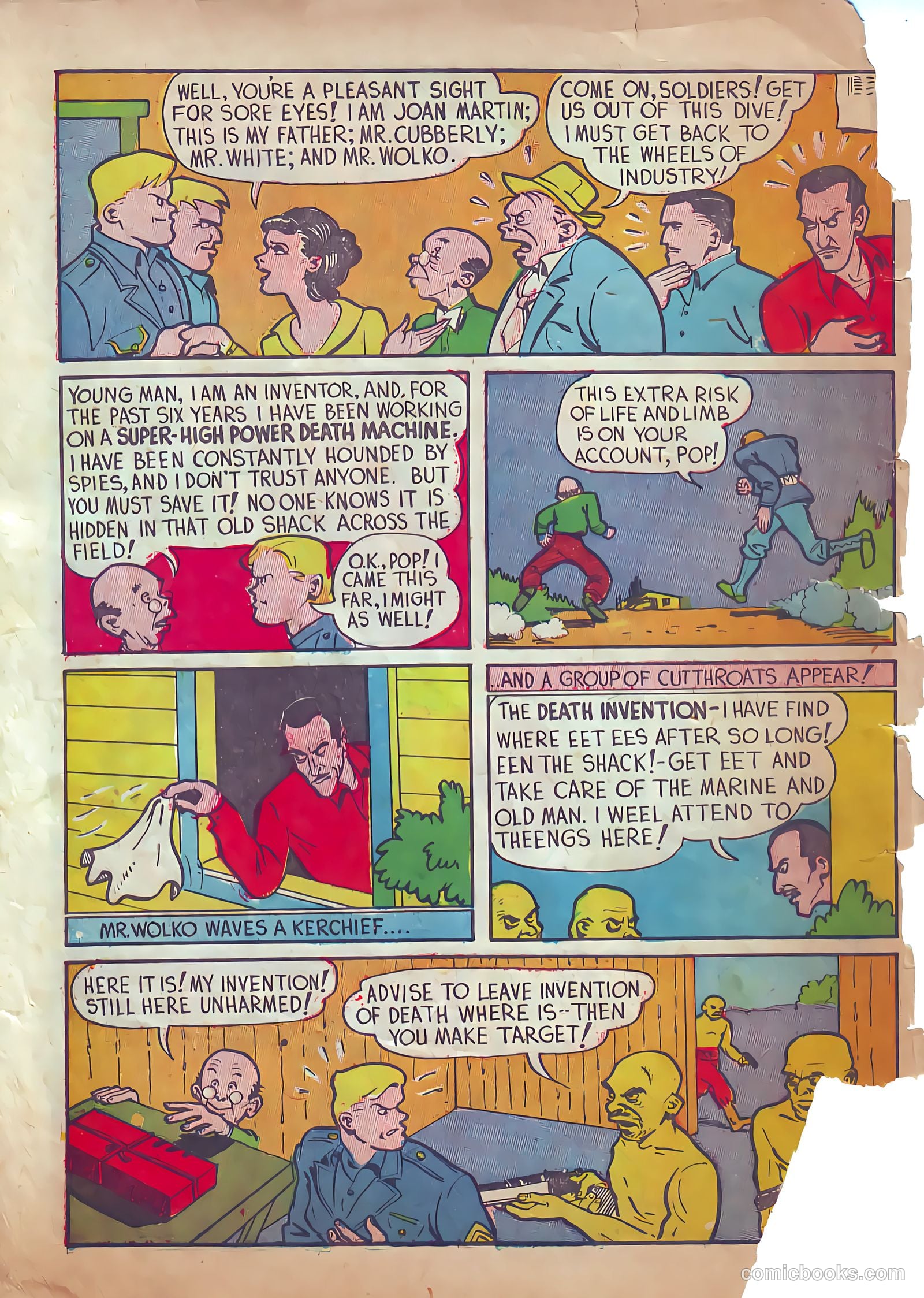 Speed Comics #1 (1939) — page 59 of 62