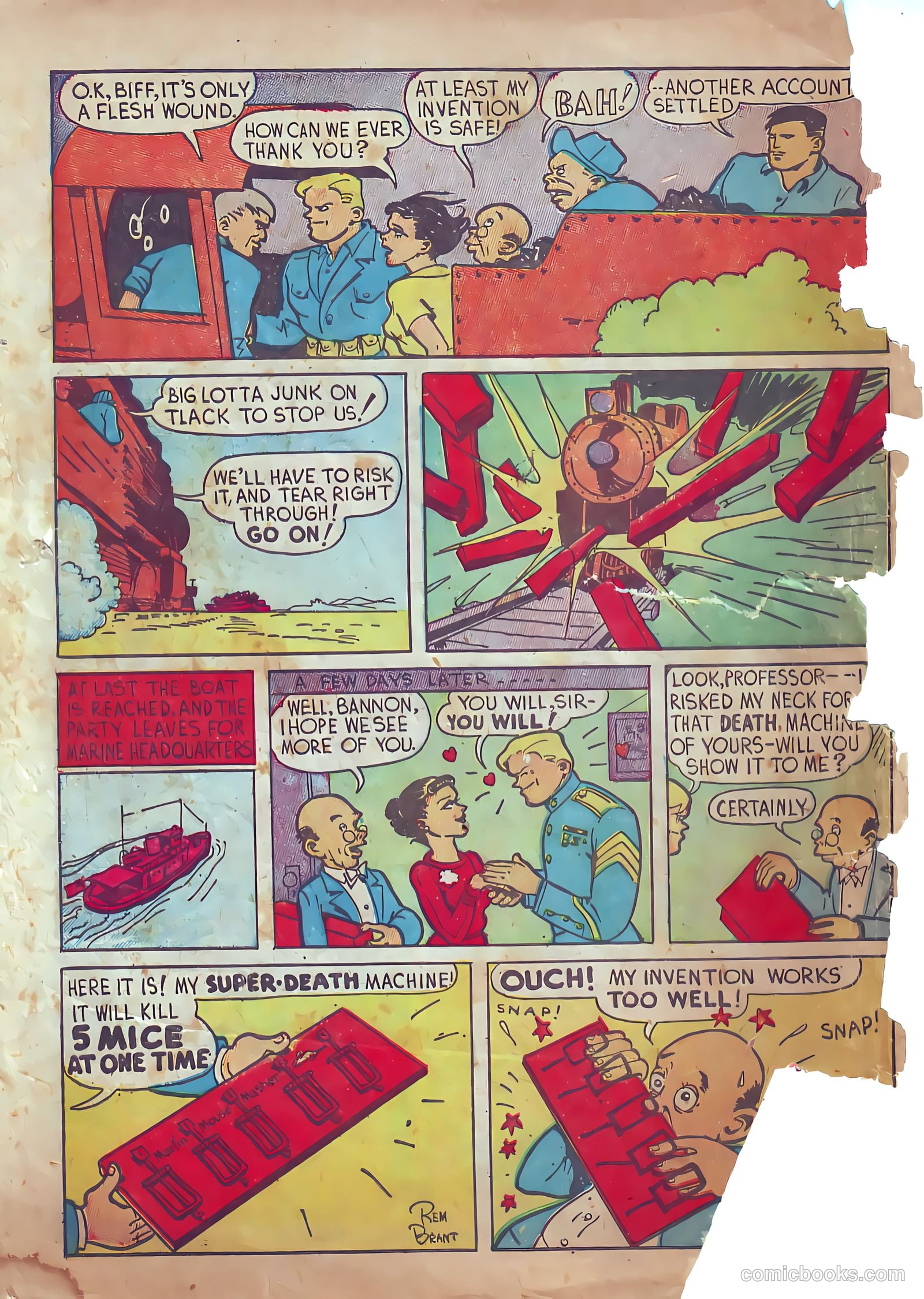 Speed Comics #1 (1939) — page 61 of 62