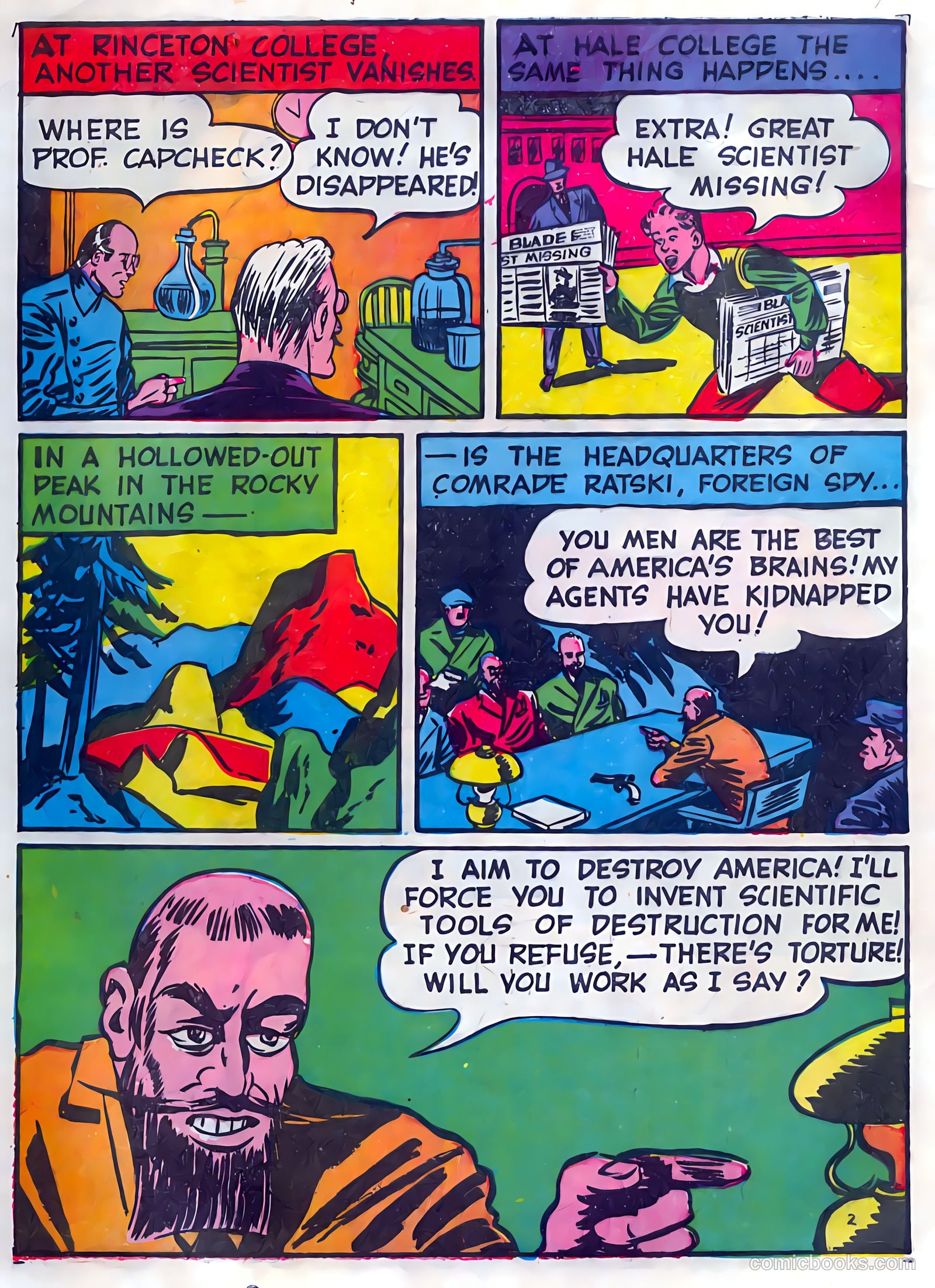 Speed Comics #10 (1940) — page 4 of 68