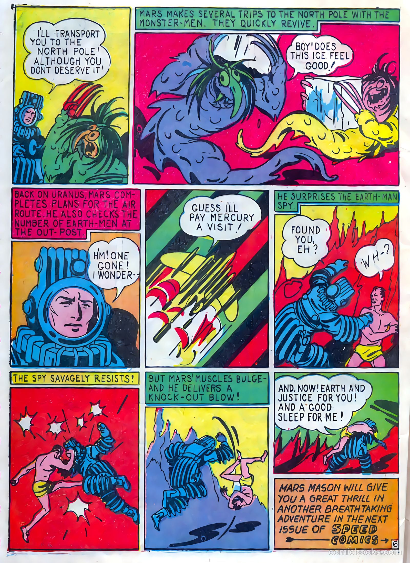 Speed Comics #10 (1940) — page 60 of 68