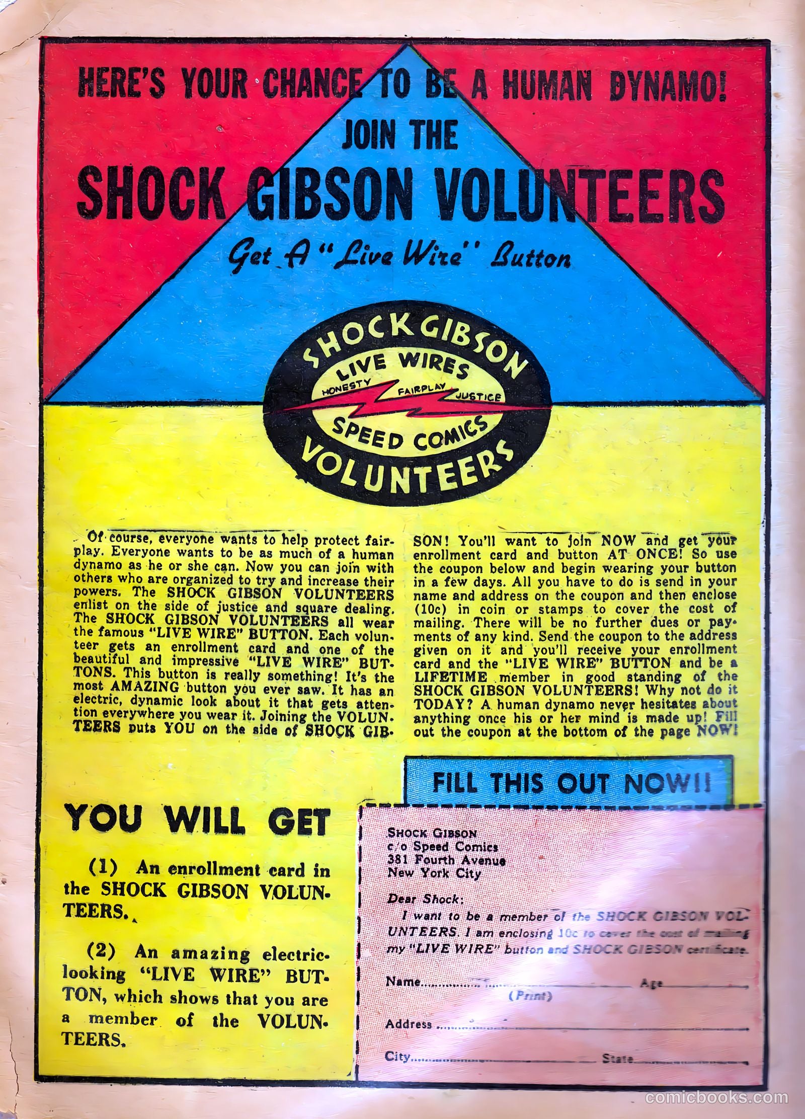 Speed Comics #11 (1940) — page 25 of 68
