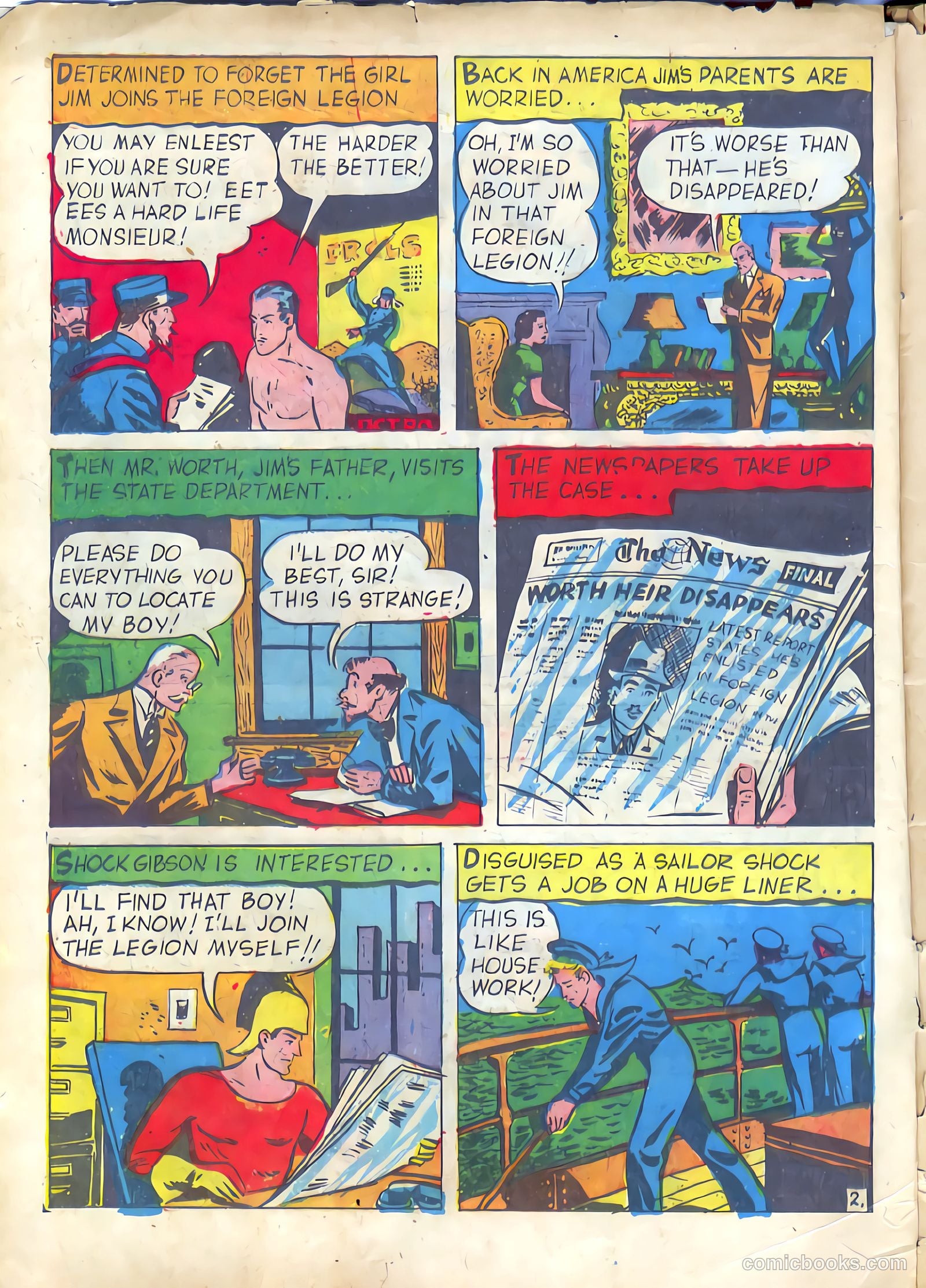 Speed Comics #3 (1939) — page 4 of 68