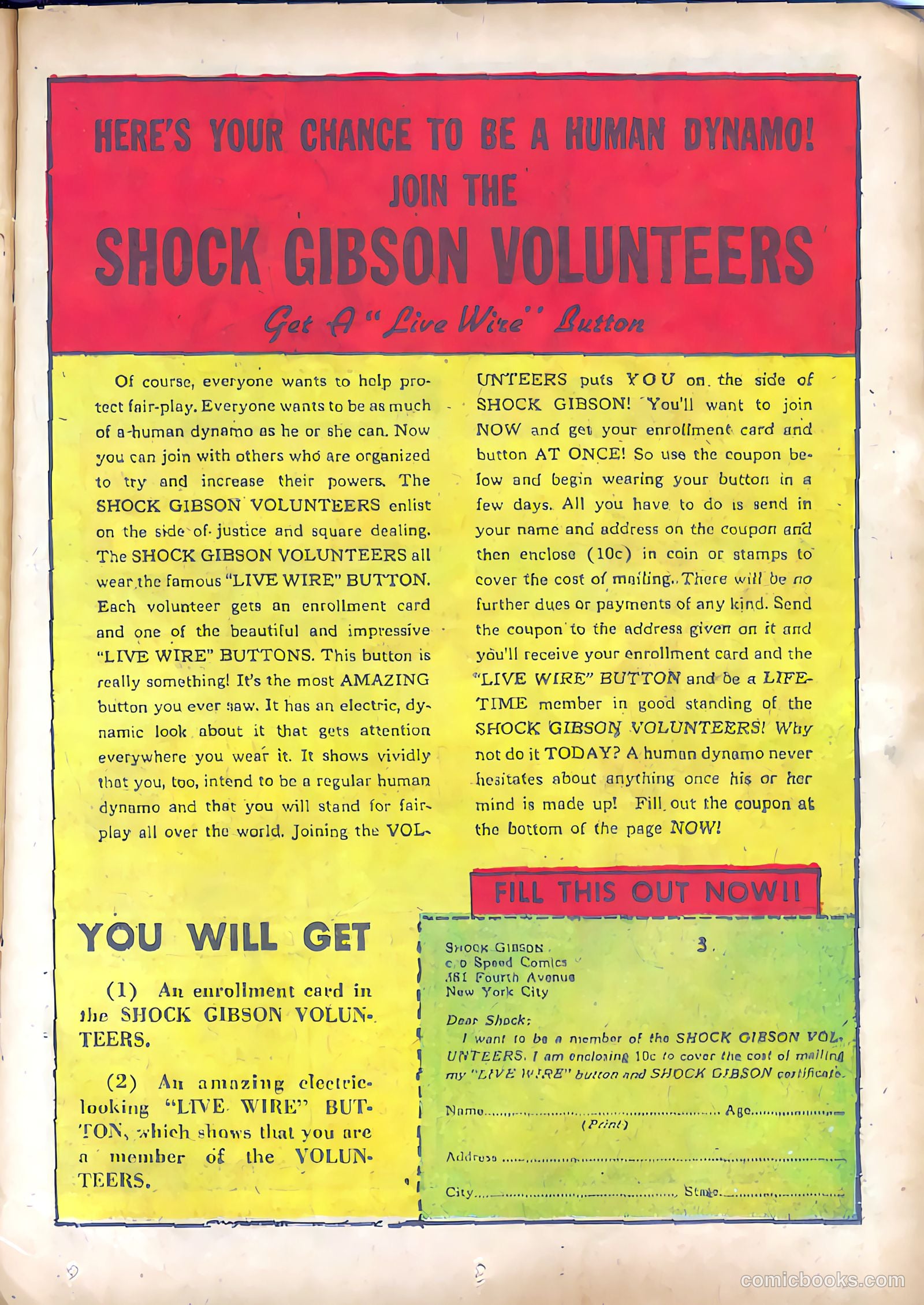 Speed Comics #3 (1939) — page 25 of 68