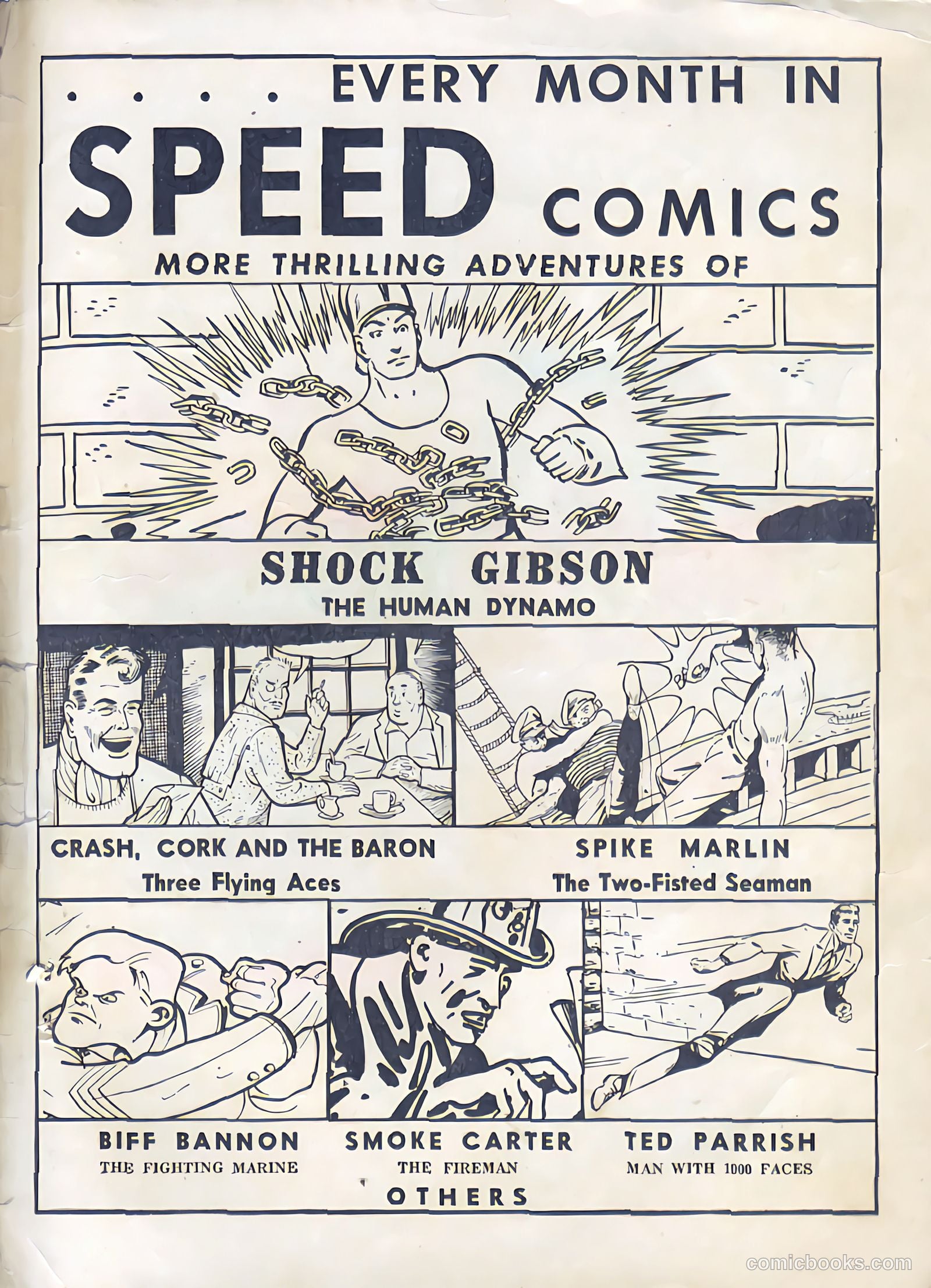 Speed Comics #3 (1939) — page 67 of 68