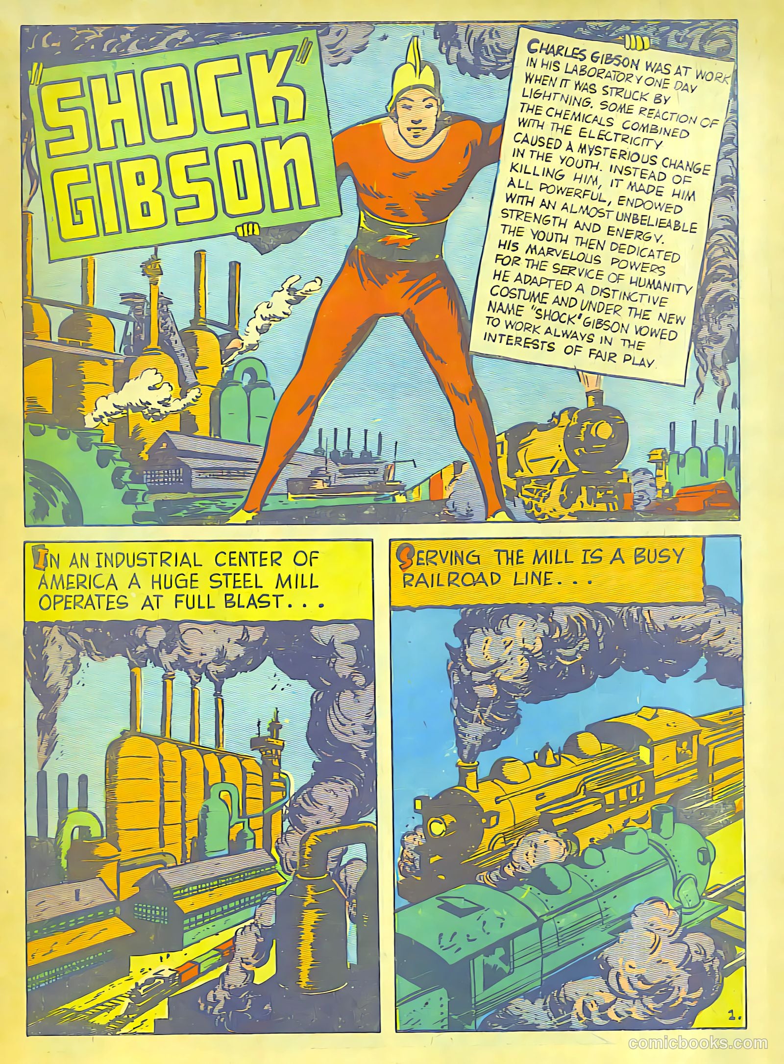 Speed Comics #4 (1940) — page 2 of 66