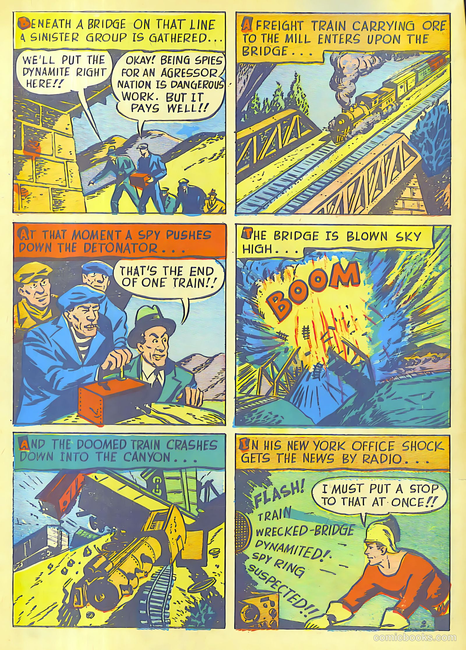 Speed Comics #4 (1940) — page 3 of 66