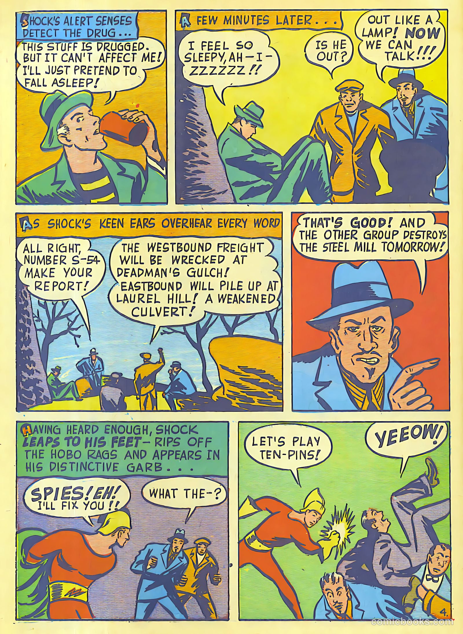 Speed Comics #4 (1940) — page 5 of 66