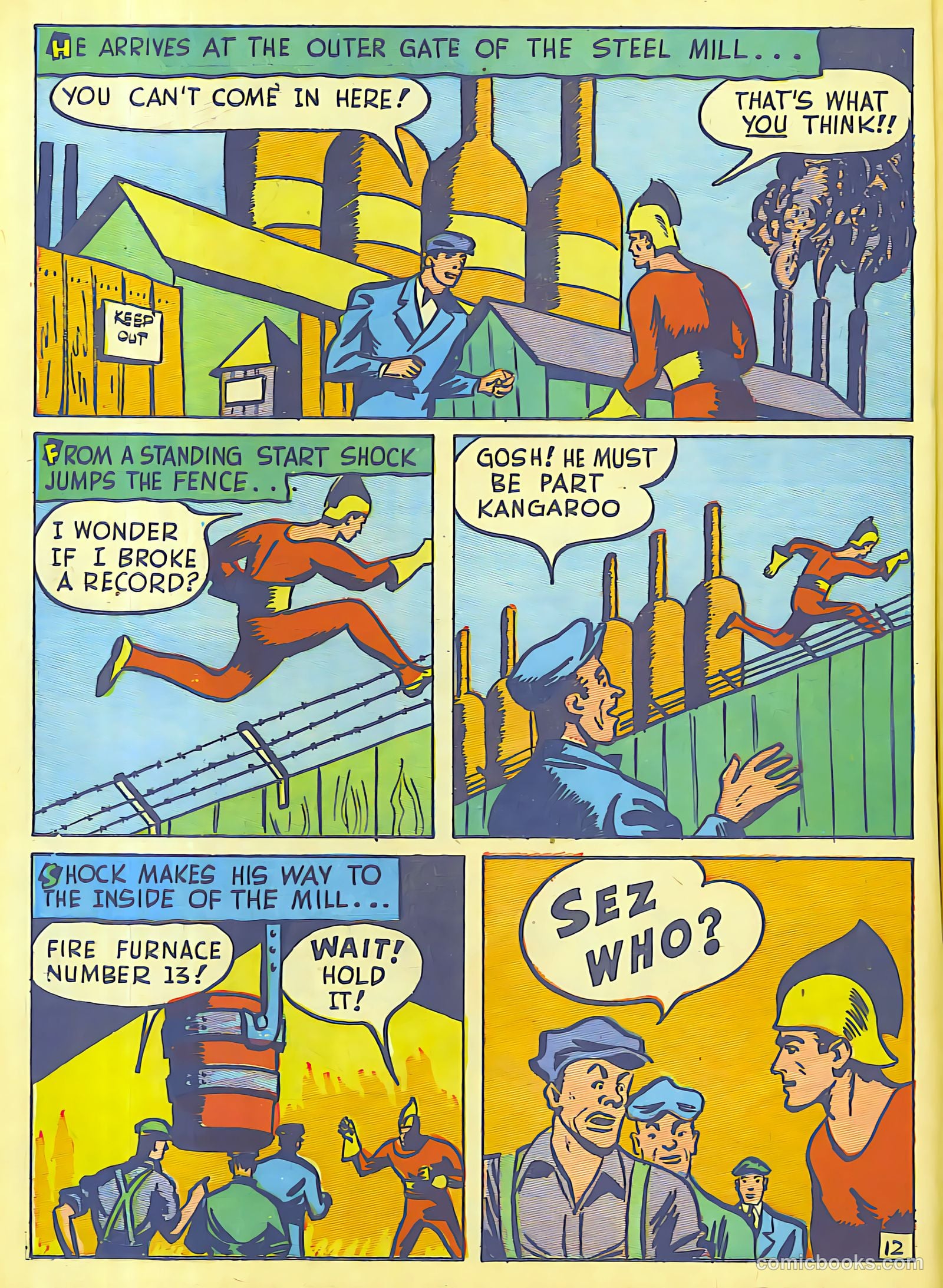 Speed Comics #4 (1940) — page 13 of 66