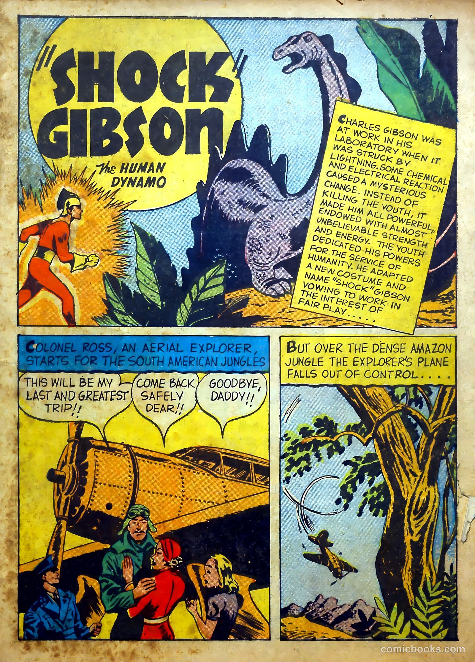 Speed Comics #5 (1940) — page 2 of 66