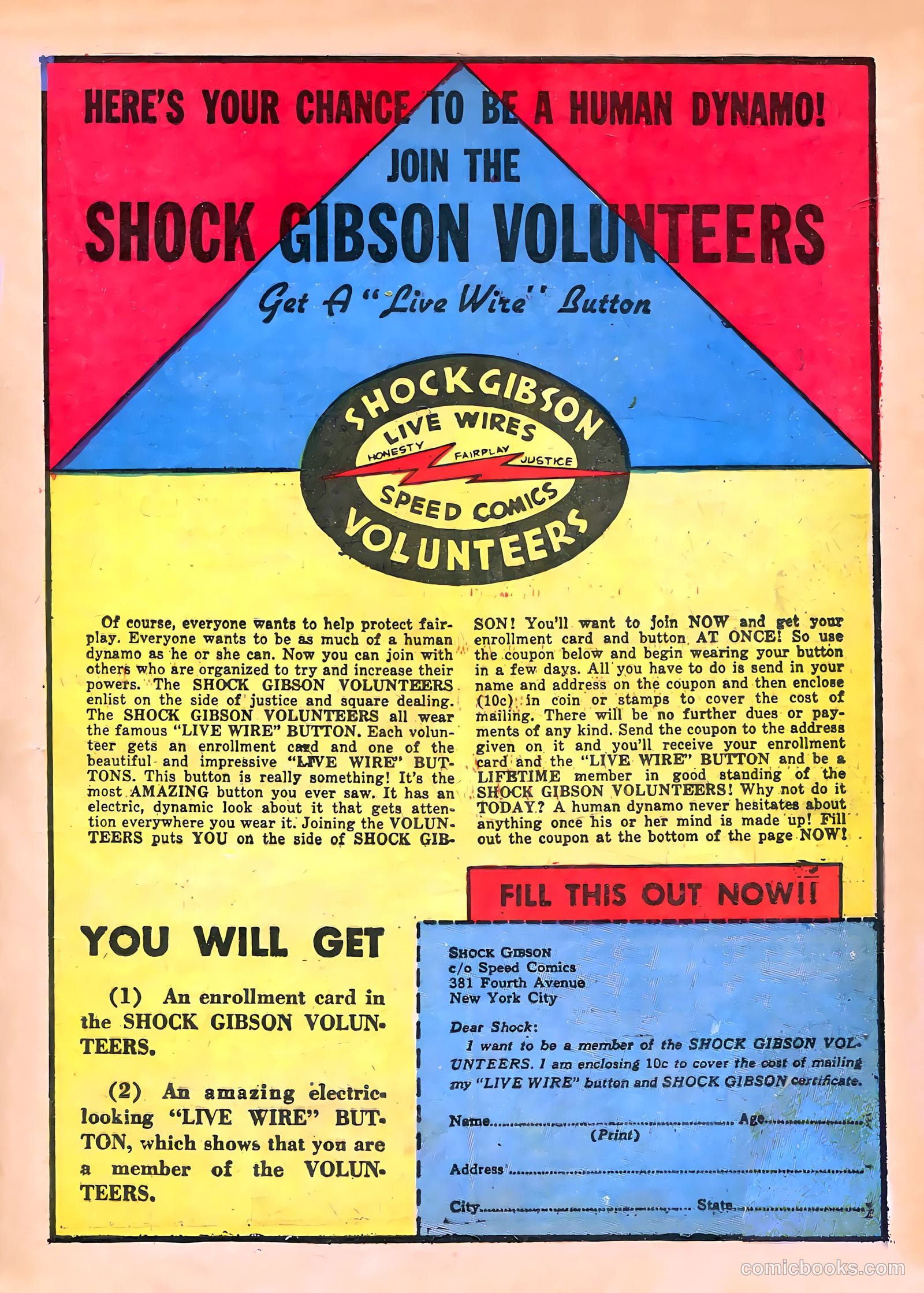 Speed Comics #6 (1940) — page 25 of 68