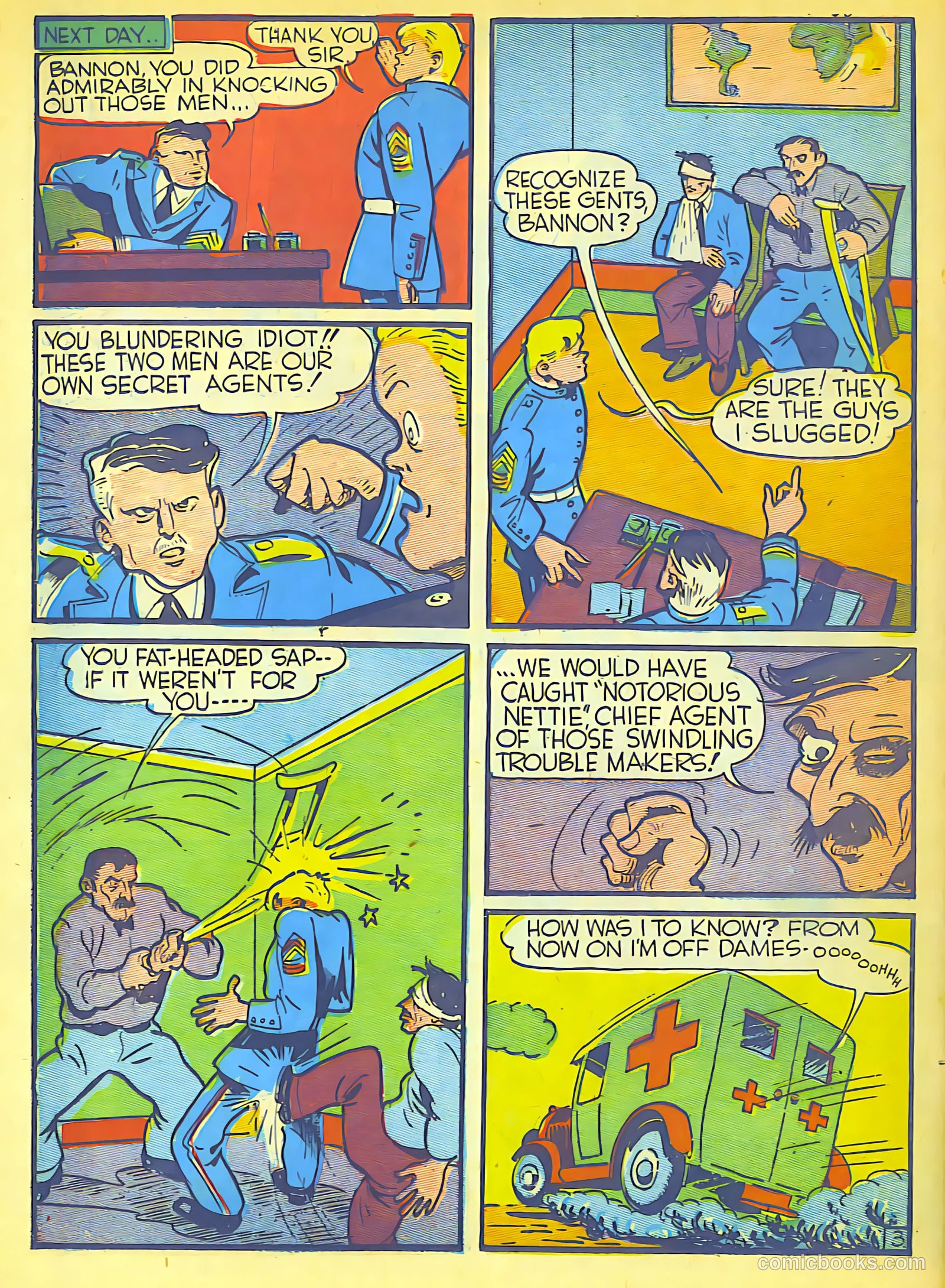 Speed Comics #7 (1940) — page 36 of 62