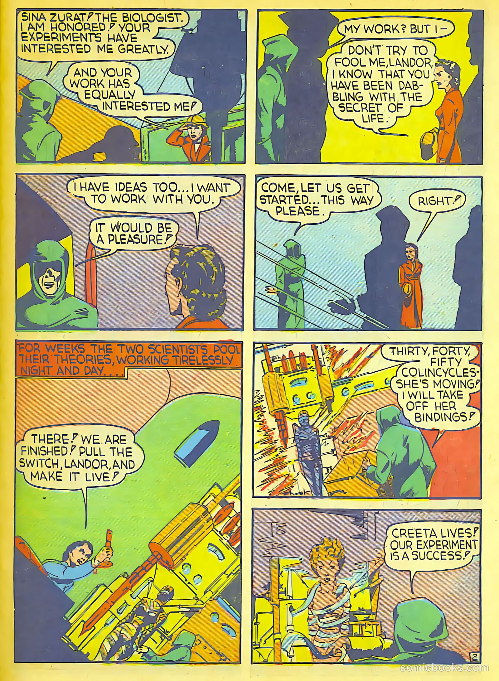 Speed Comics #7 (1940) — page 47 of 62