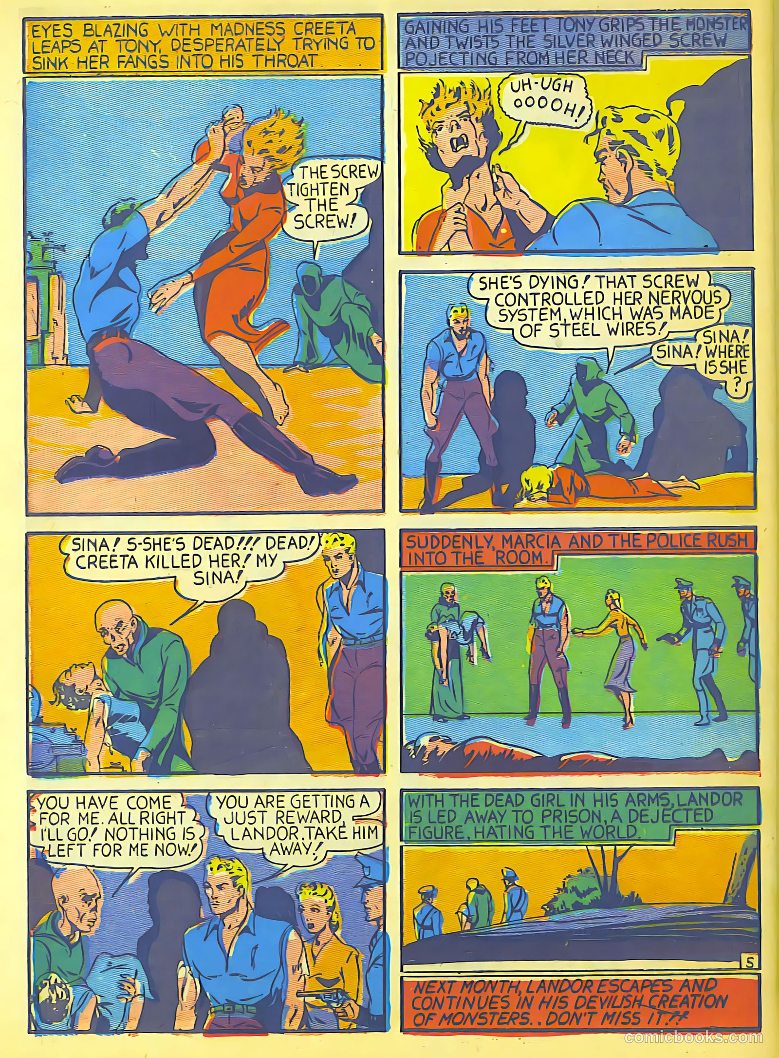 Speed Comics #7 (1940) — page 50 of 62