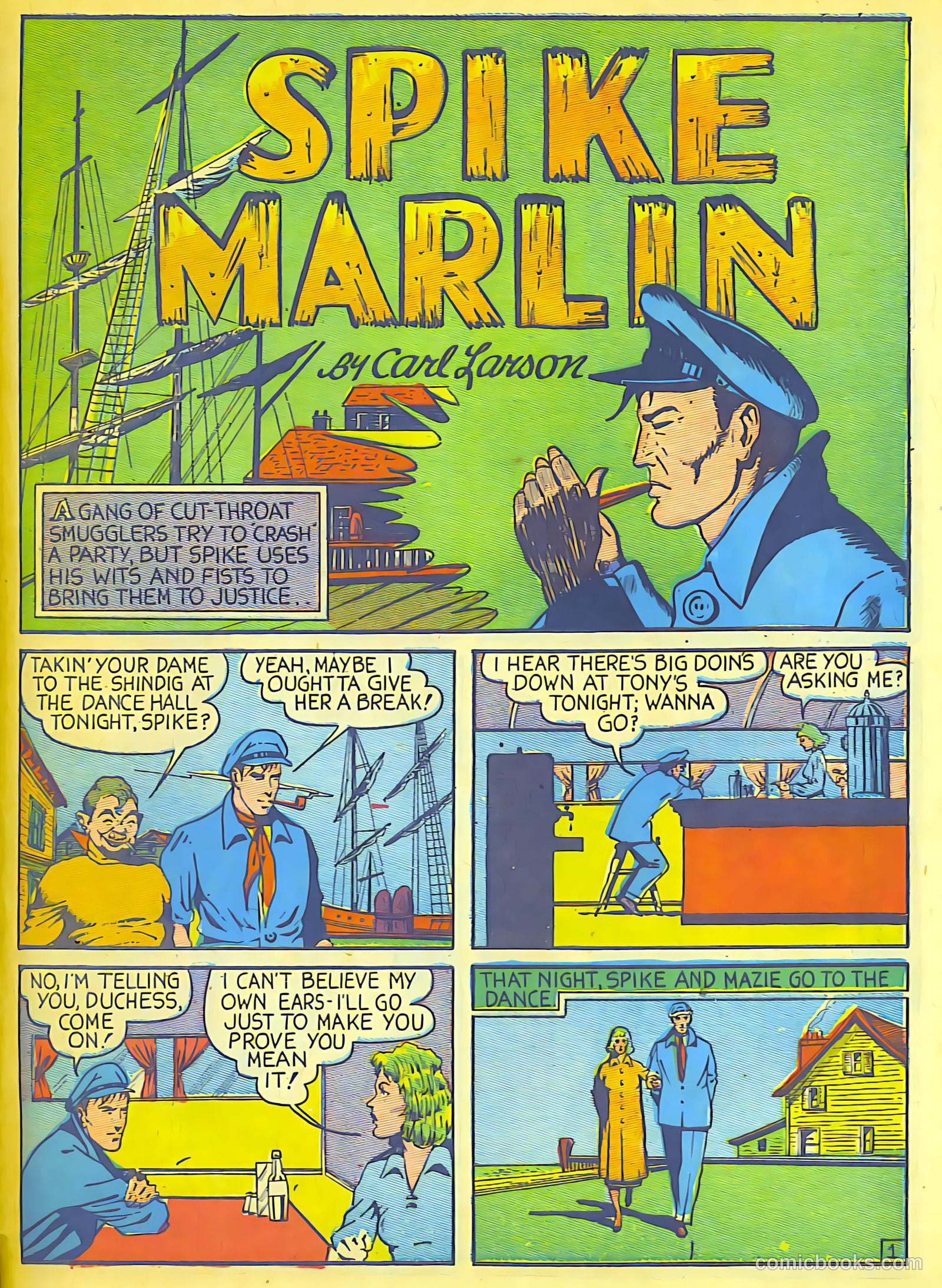 Speed Comics #7 (1940) — page 57 of 62