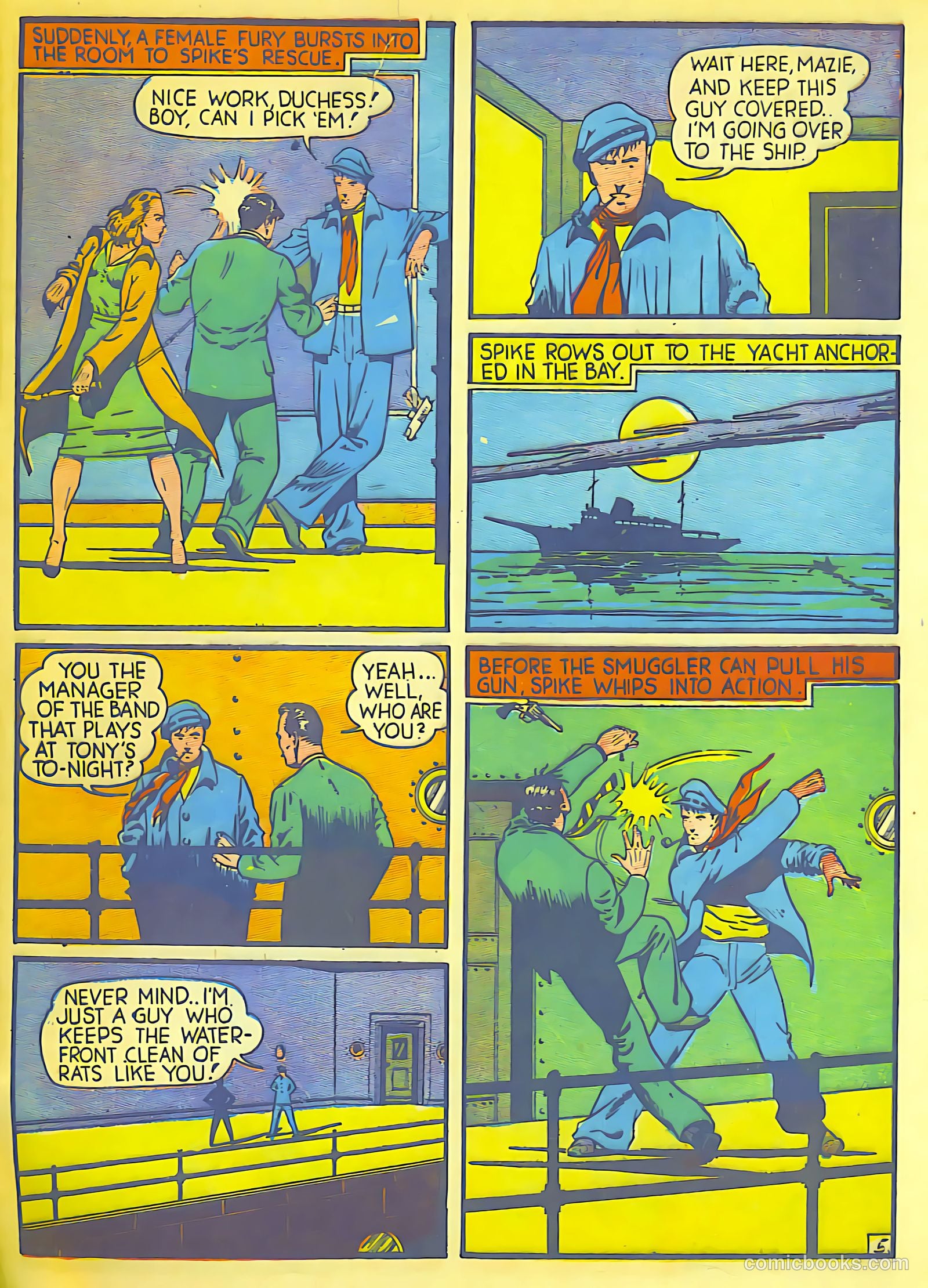 Speed Comics #7 (1940) — page 61 of 62