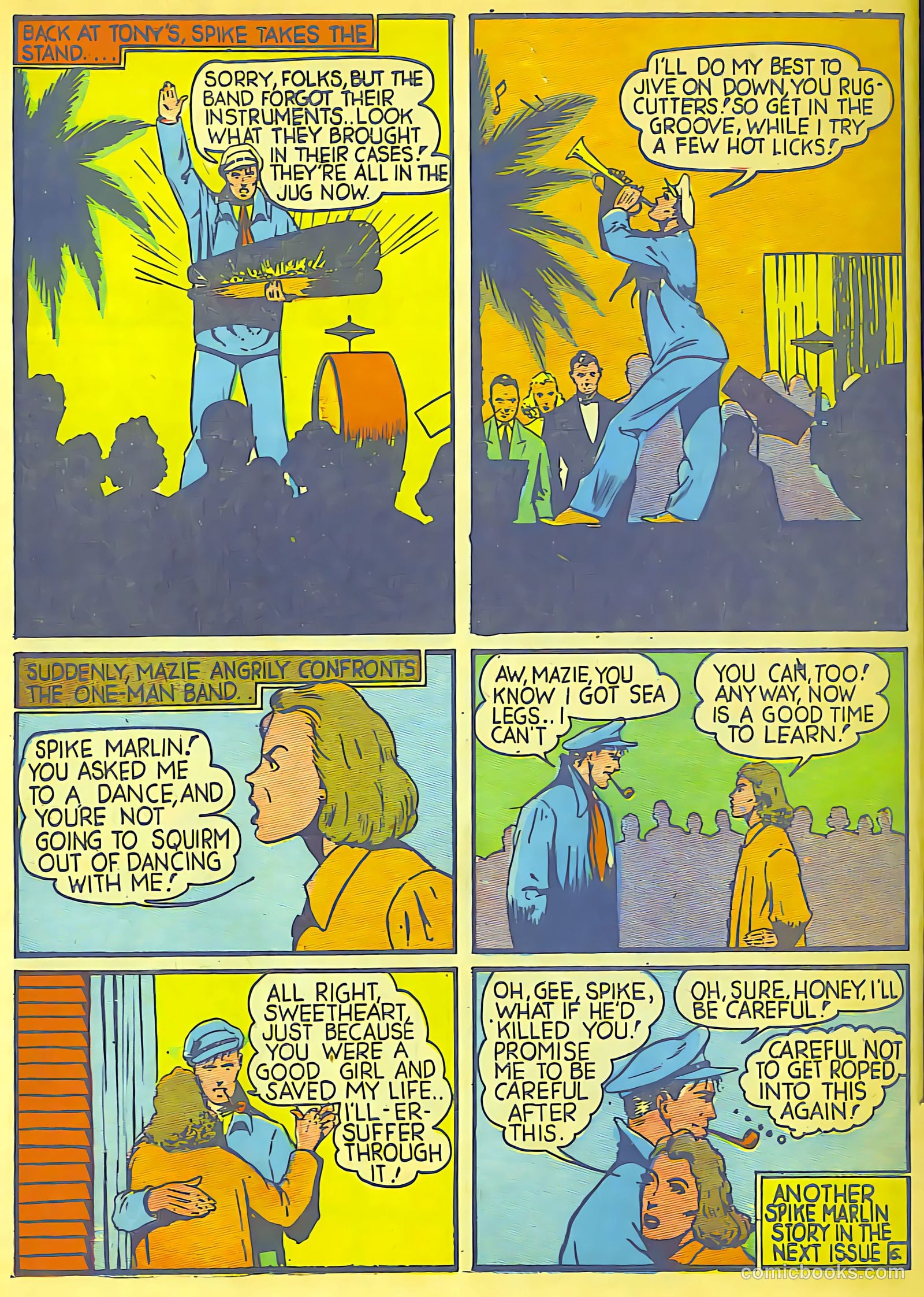 Speed Comics #7 (1940) — page 62 of 62