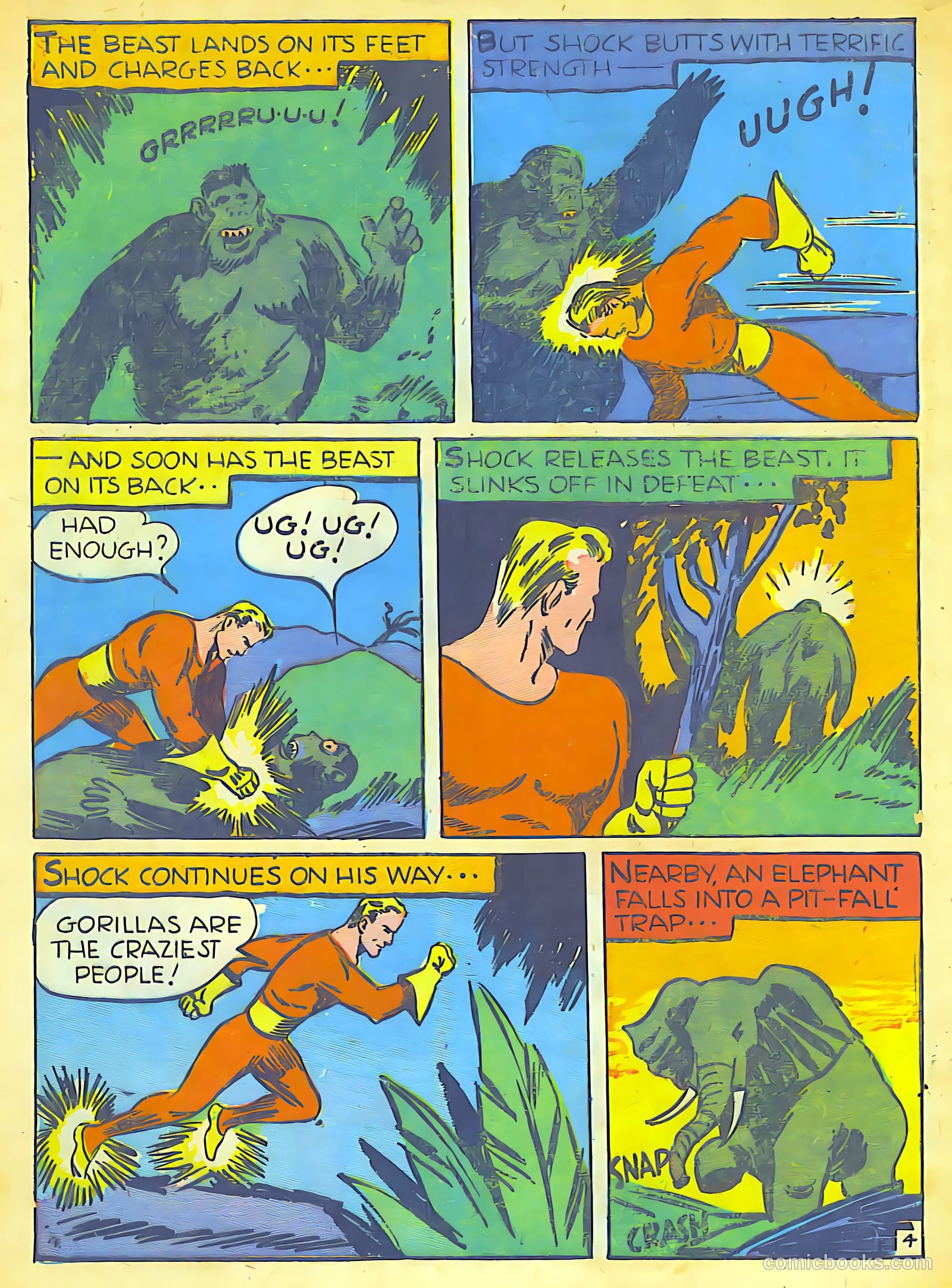 Speed Comics #8 (1940) — page 5 of 44
