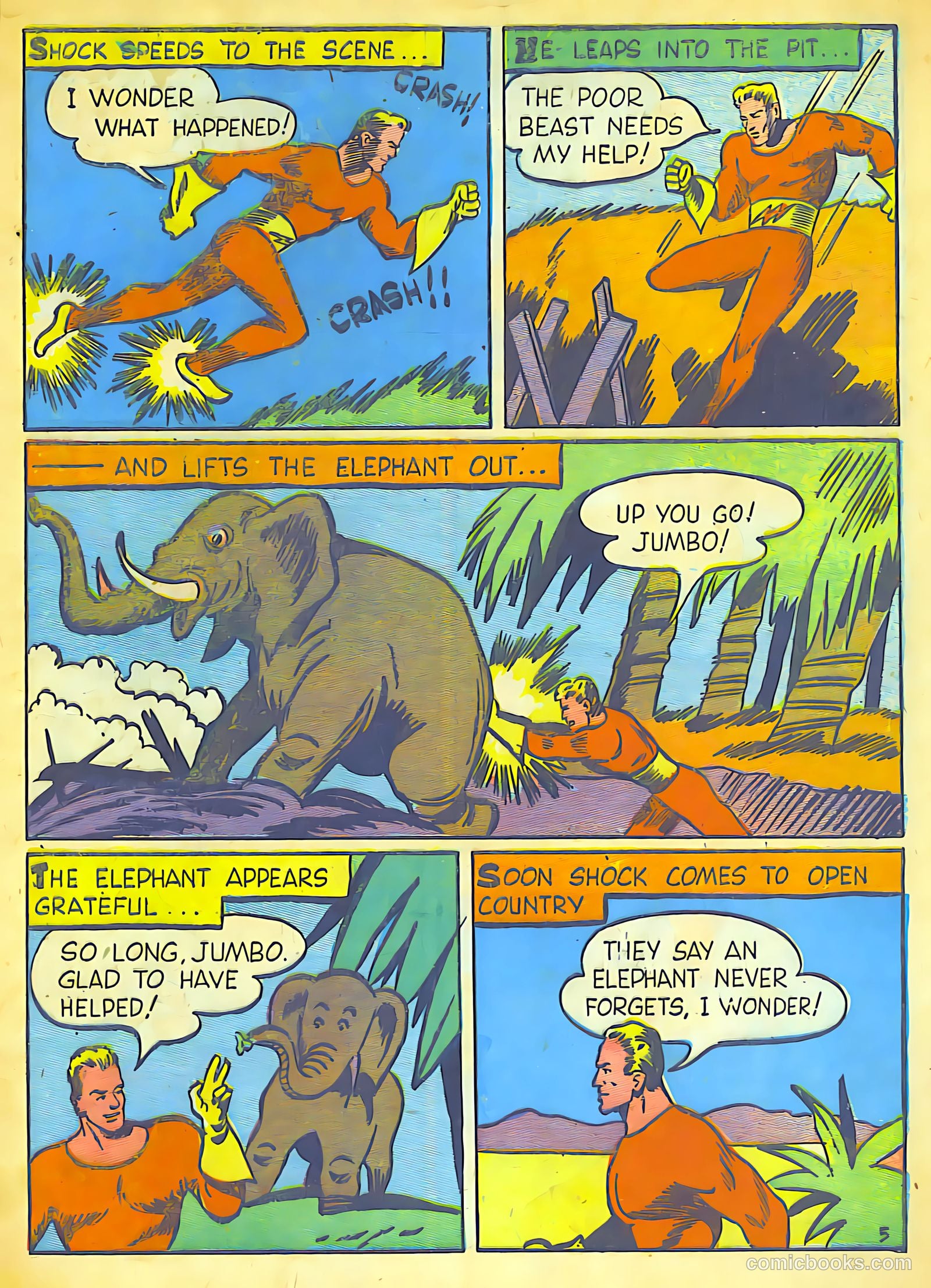 Speed Comics #8 (1940) — page 6 of 44