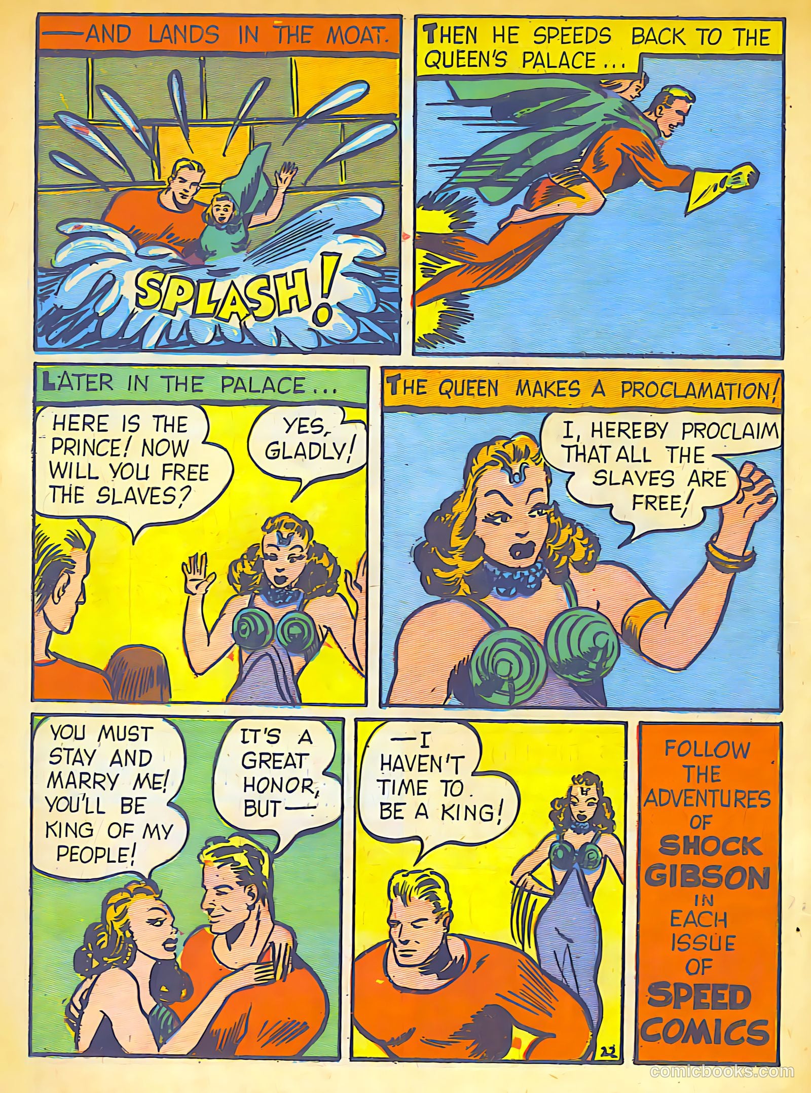 Speed Comics #8 (1940) — page 23 of 44