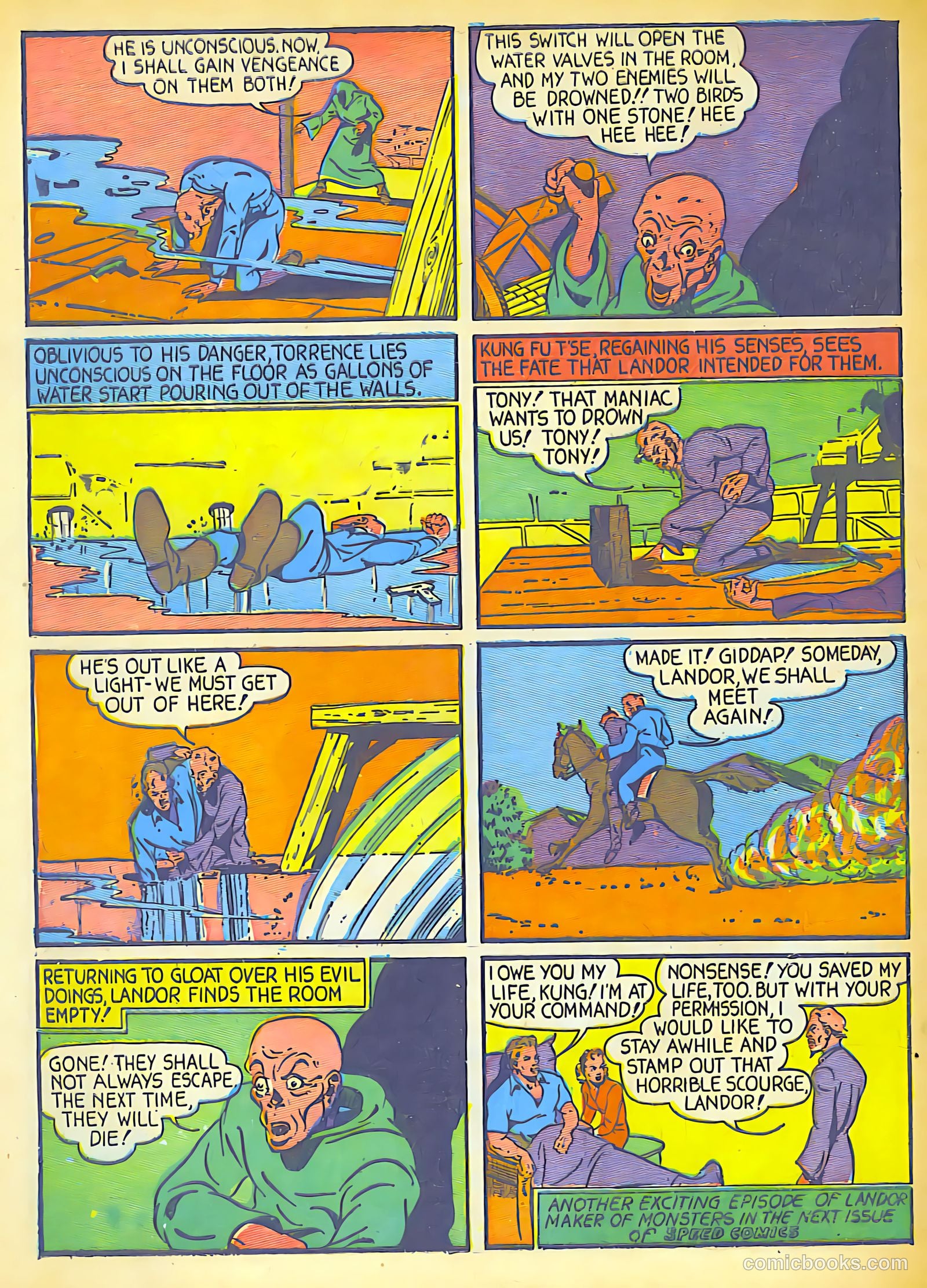 Speed Comics #8 (1940) — page 32 of 44