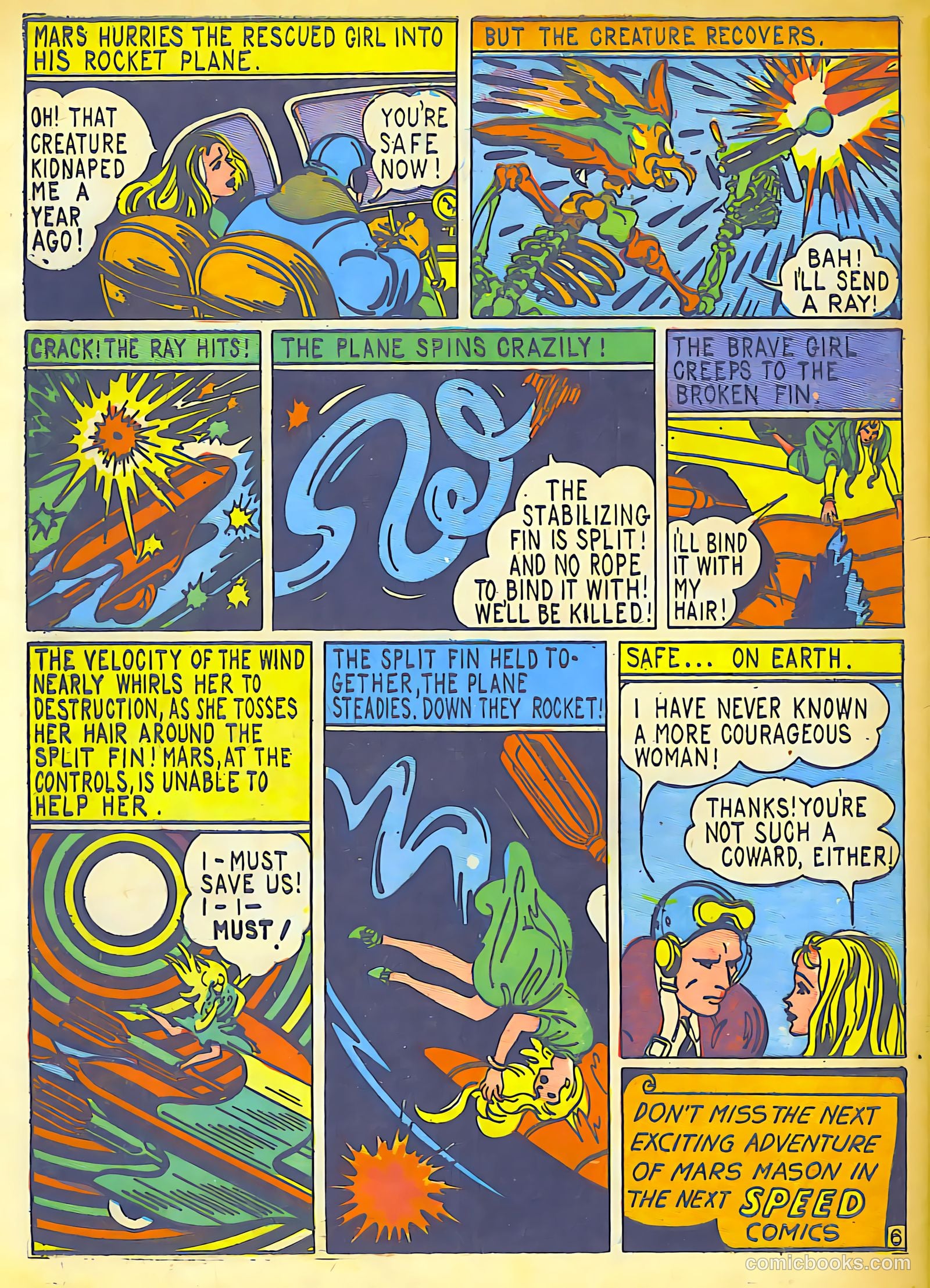 Speed Comics #8 (1940) — page 38 of 44
