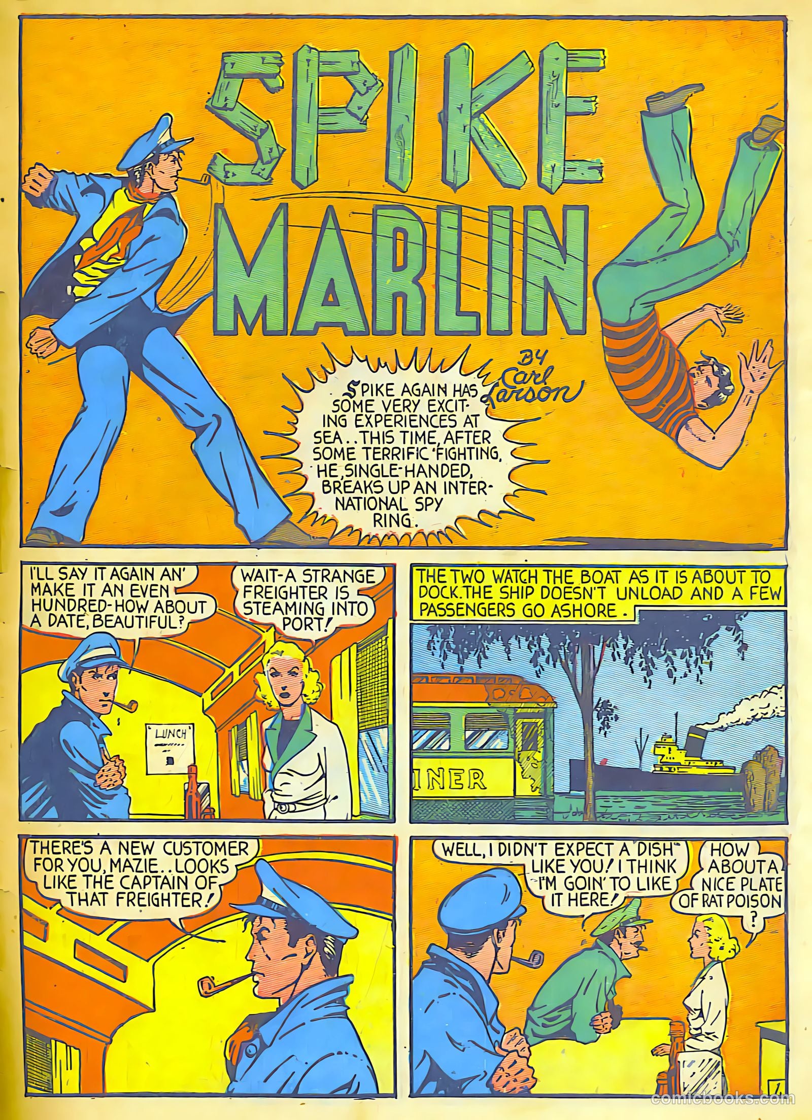 Speed Comics #8 (1940) — page 39 of 44